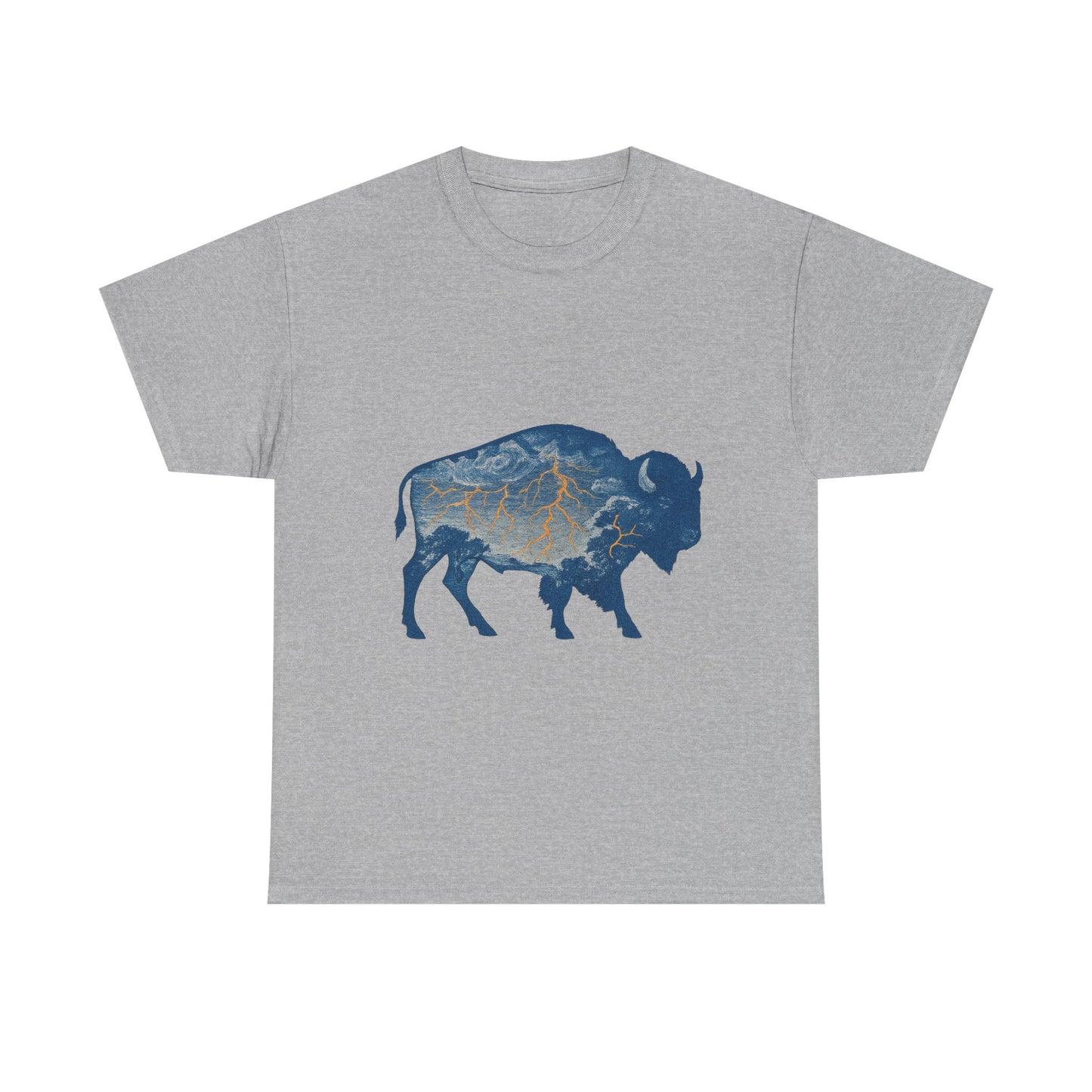 OKC Thunder Buffalo T-Shirt | Oklahoma Bison Lightning Sweatshirt | Retro Oklahoma Basketball Fan Sweater | Unisex