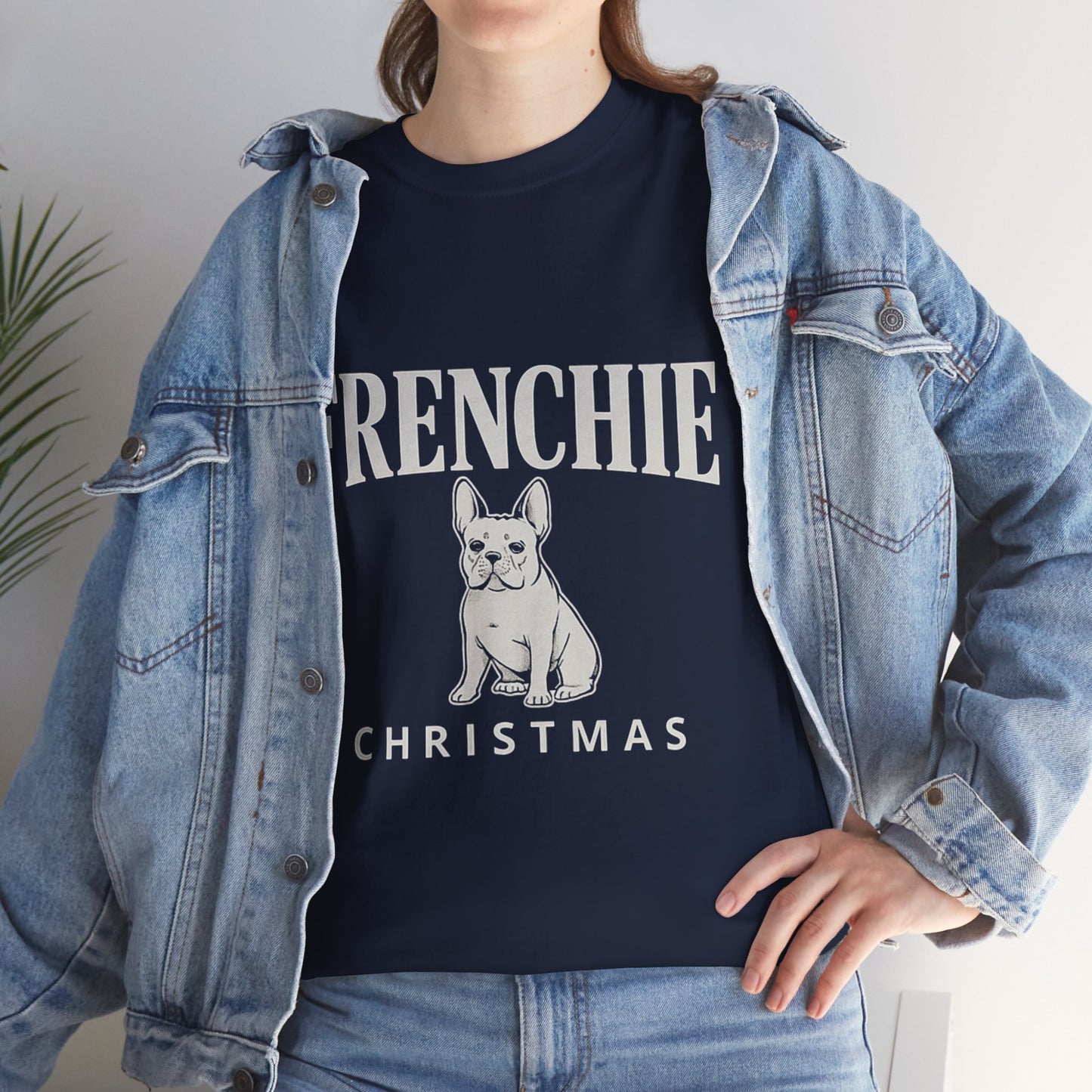 Frenchie Christmas Shirt – Cute French Bulldog Holiday Tee, Vintage Frenchie Christmas Gift, Dog Lover Xmas Graphic Tee, French Bulldog Christmas Apparel