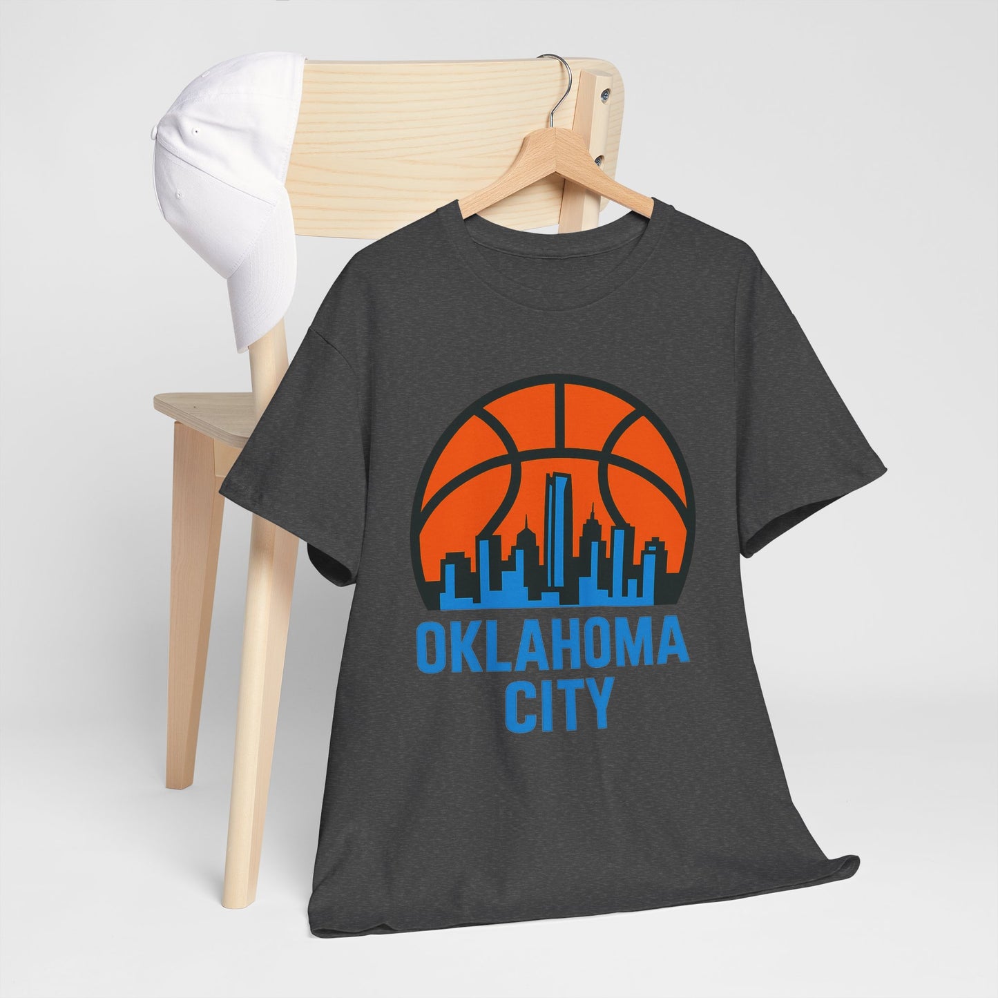 Oklahoma City Basketball Skyline T-Shirt