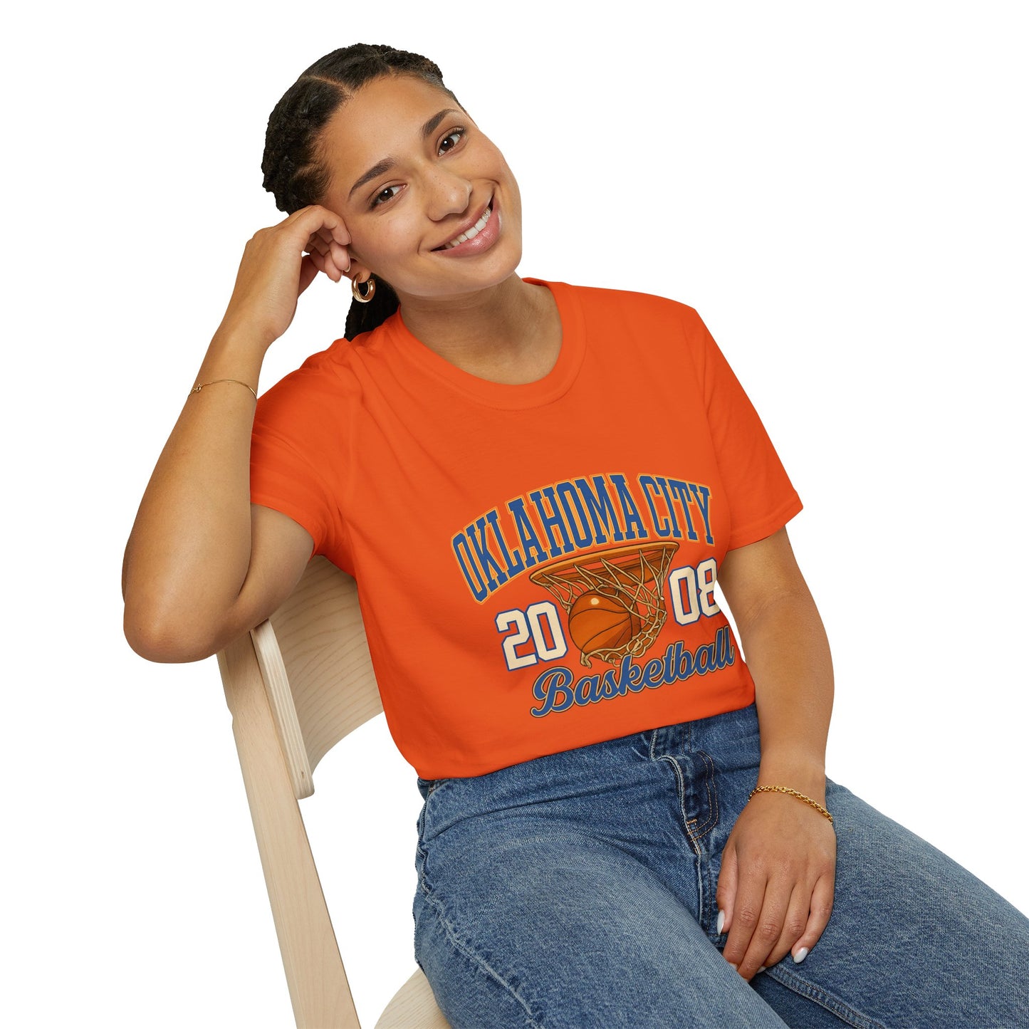 Oklahoma City Basketball T-Shirt | 2008 Retro Sports Tee | OKC Fan Shirt | Vintage Style Basketball Graphic | Local Pride Gift | Game Day Tee