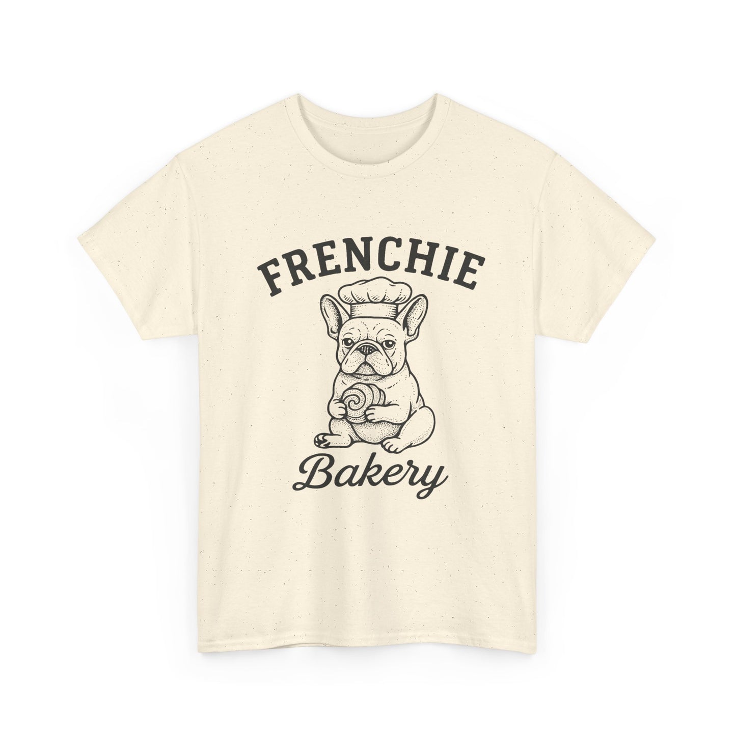 Frenchie Bakery T-Shirt French Bulldog Chef Tee, Cute Dog Lover Gift, Vintage Frenchie Café Graphic
