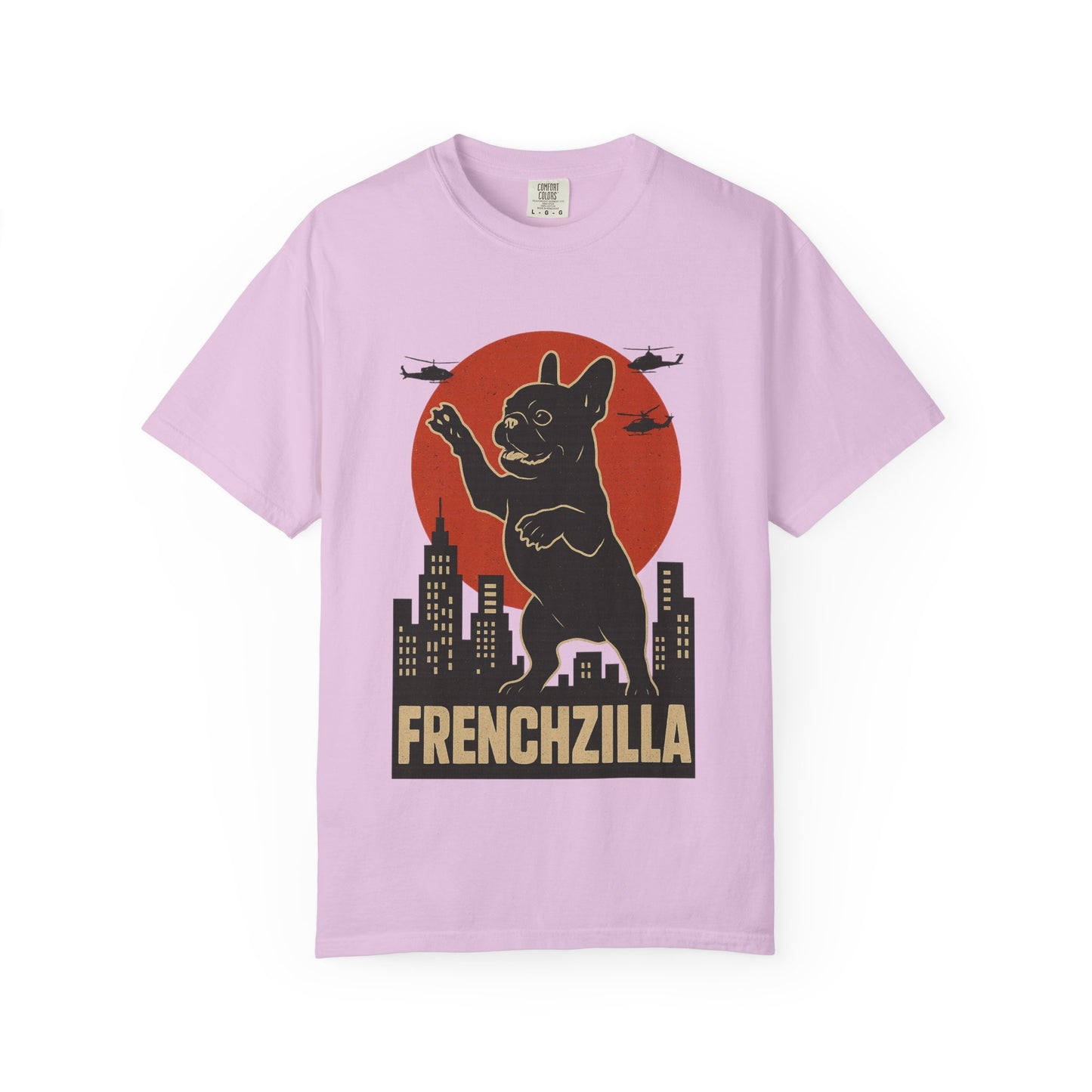 French Bulldogzilla T-shirt | Retro Japanese Frenchie Tee | Funny Inspired Dog Lover Gift | Unisex t-shirt