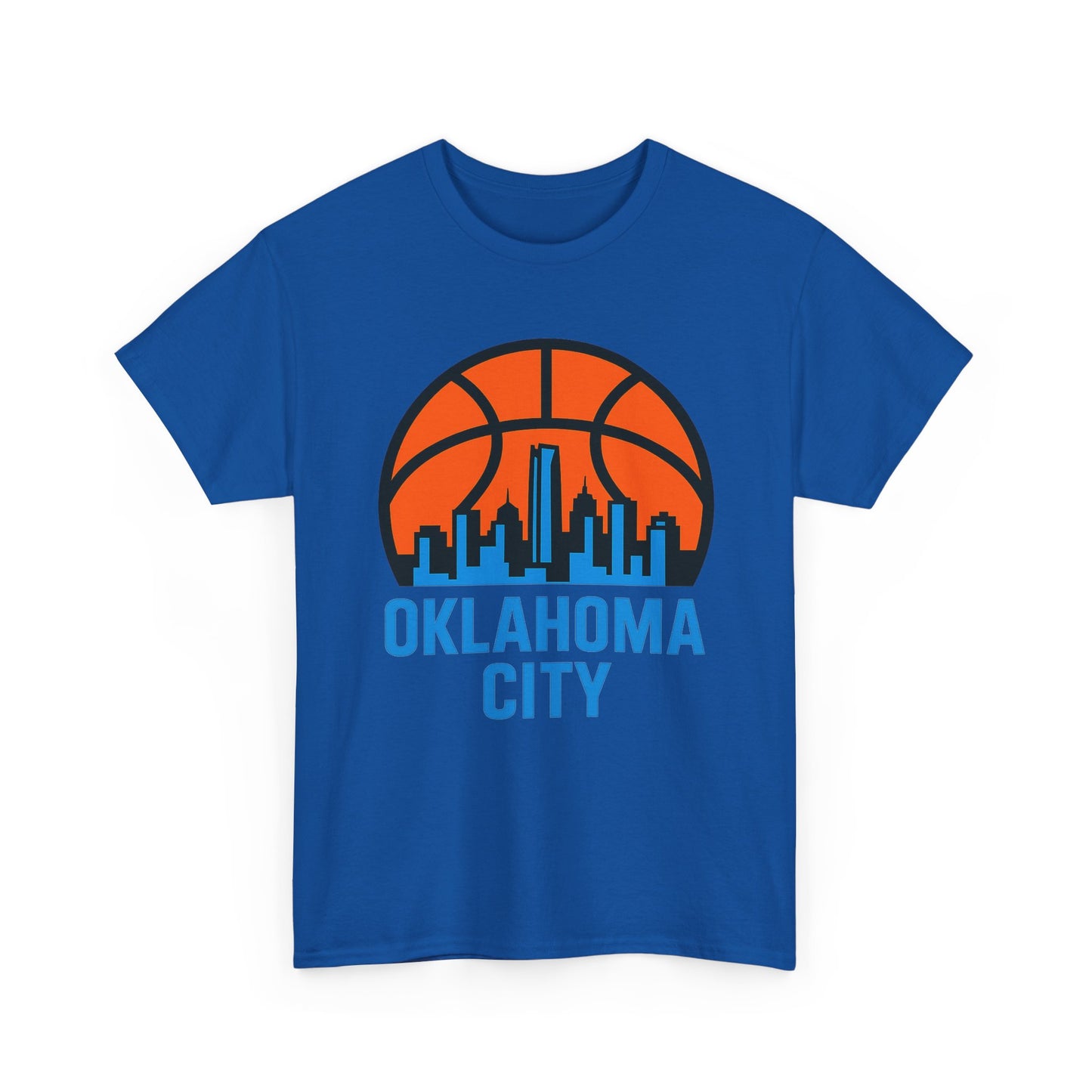 Oklahoma City Basketball Skyline T-Shirt