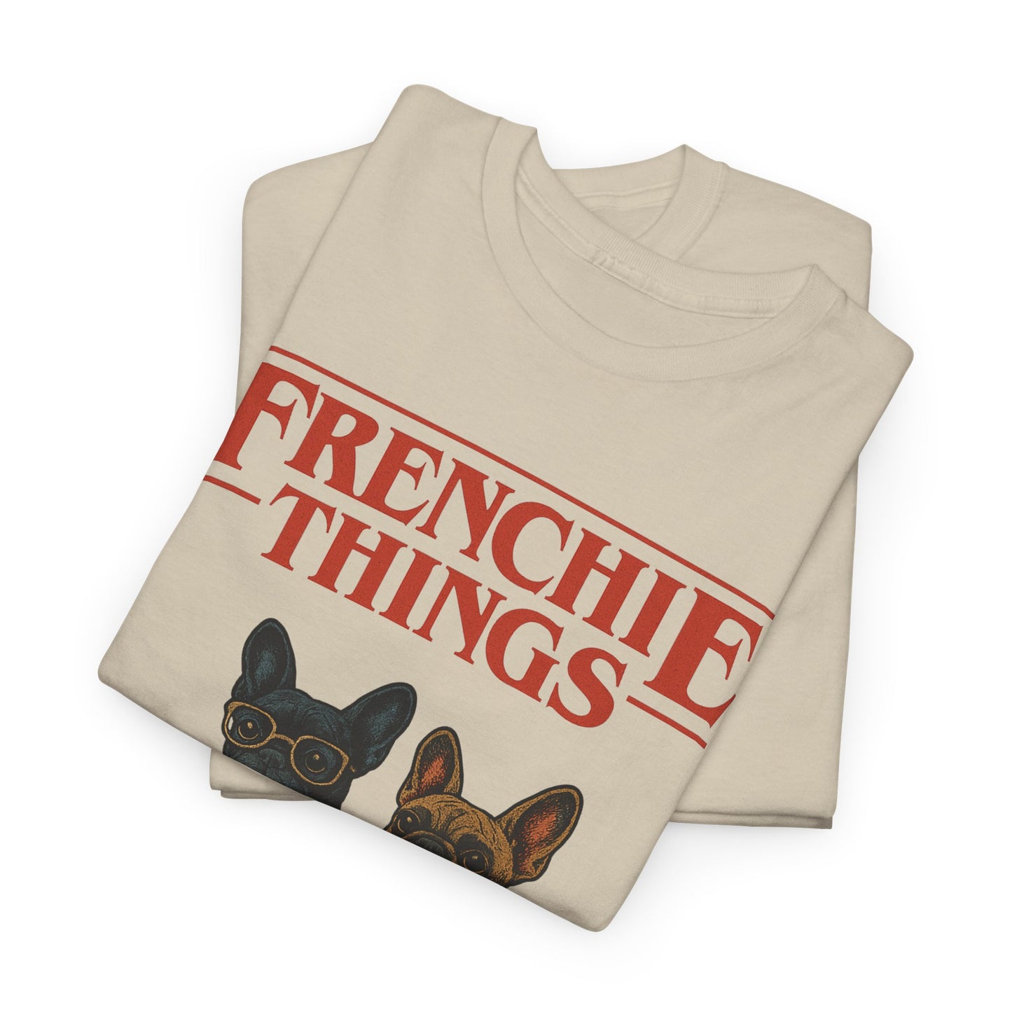 Frenchie Things Unisex Heavy Cotton Tee - Cute Dog Lover Shirt, Pet Gift, Casual Wear, Birthday Gift, Animal T-Shirt