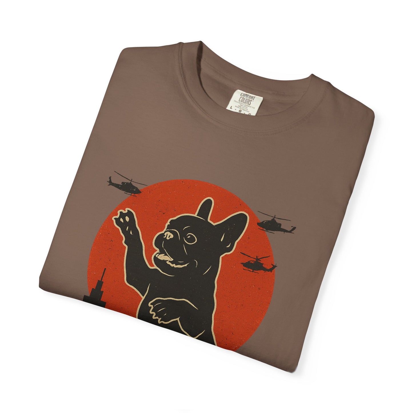French Bulldogzilla T-shirt | Retro Japanese Frenchie Tee | Funny Inspired Dog Lover Gift | Unisex t-shirt