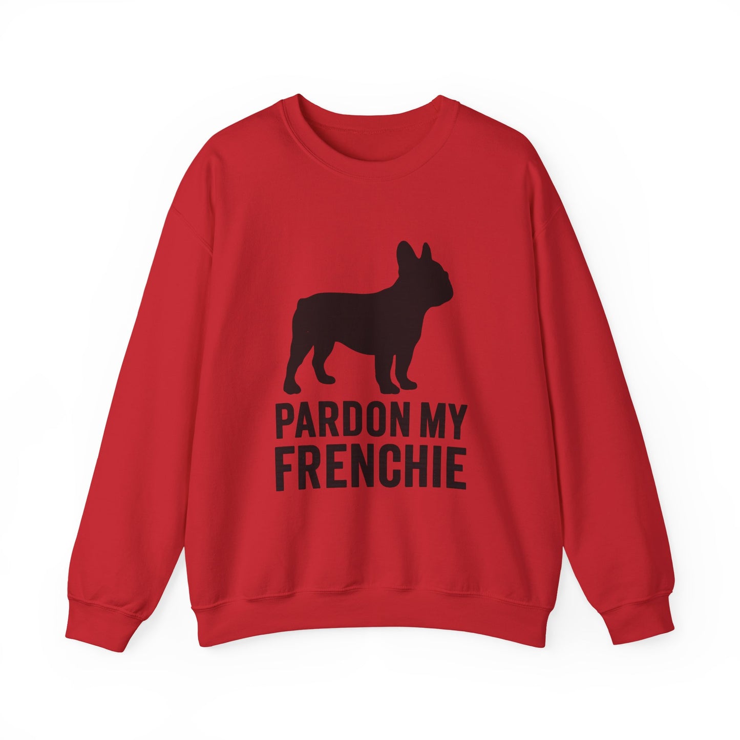 Pardon My Frenchie Pullover | Retro French Bulldog Sweatshirt | Funny Dog Lover Crewneck | Vintage Graphic Frenchie Sweater for Her or Him