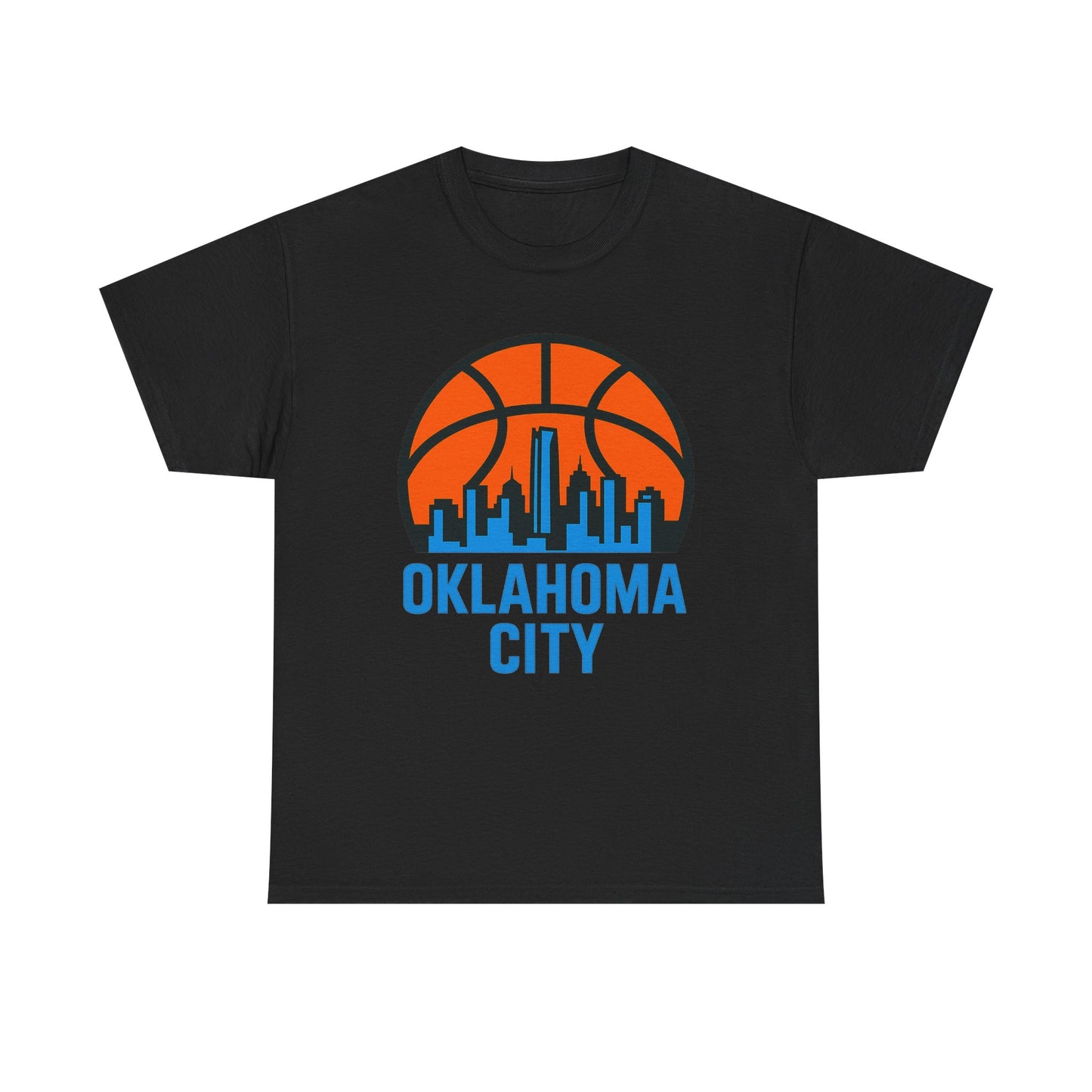 Oklahoma City Basketball Skyline T-Shirt