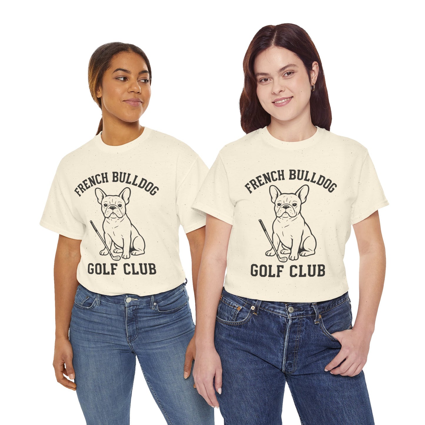 French Bulldog Golf Club Shirt | Frenchie Golf Tee | Frenchie Lover Gift | Dog Dad Golf Shirt | Dog Mom Golf Apparel | Retro Line Art Bulldog Tee