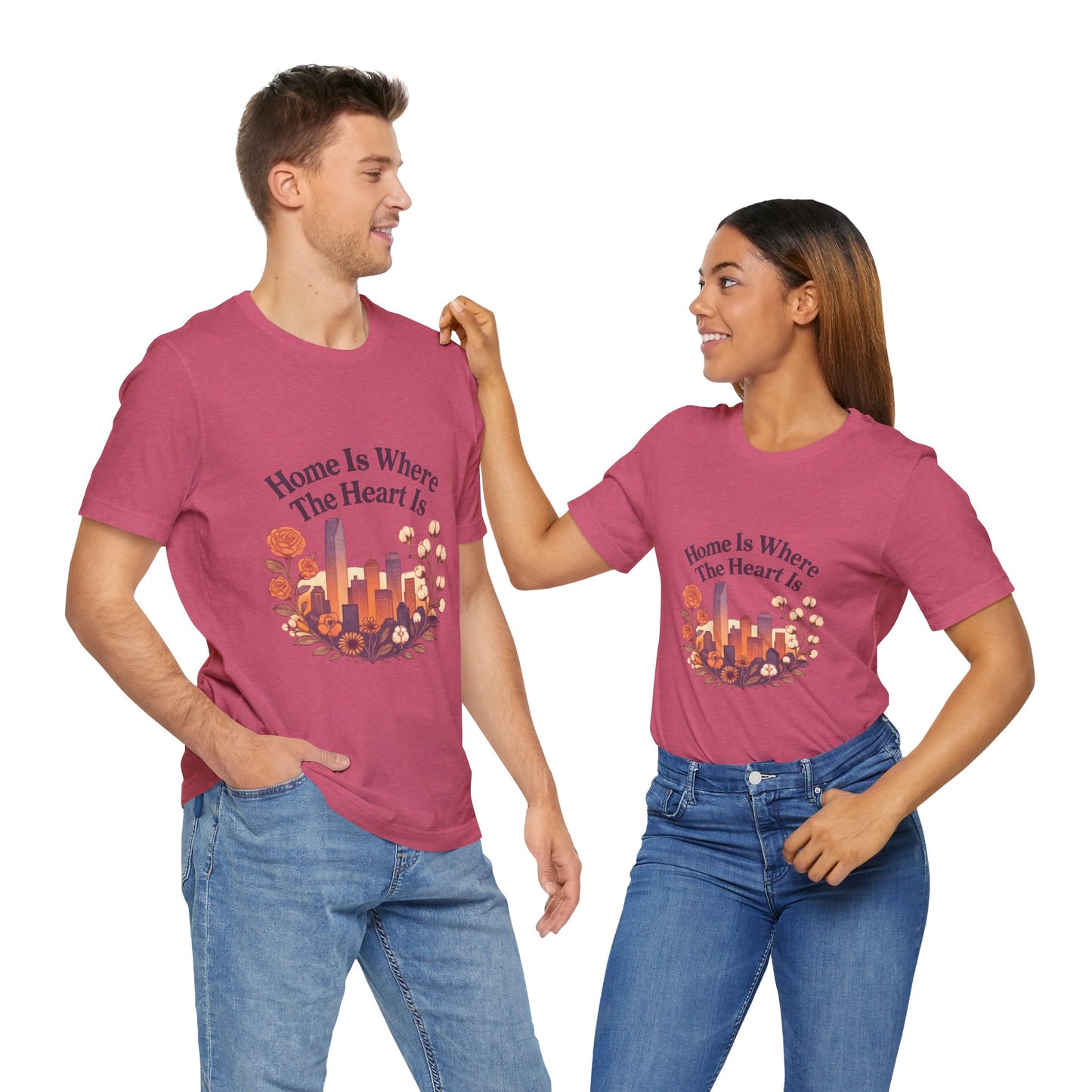 Home Is Where the Heart Is Oklahoma City Shirt | OKC Pride Tee | Oklahoma City Love