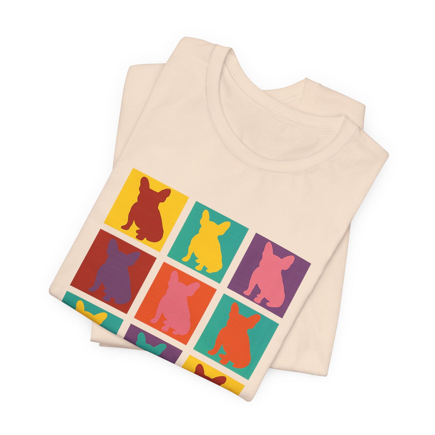 In My Frenchie Era T-Shirt | Andy Warhol Pop Art French Bulldog Tee | Retro Colorful Dog Lover Shirt | Cute Frenchie Graphic Gift