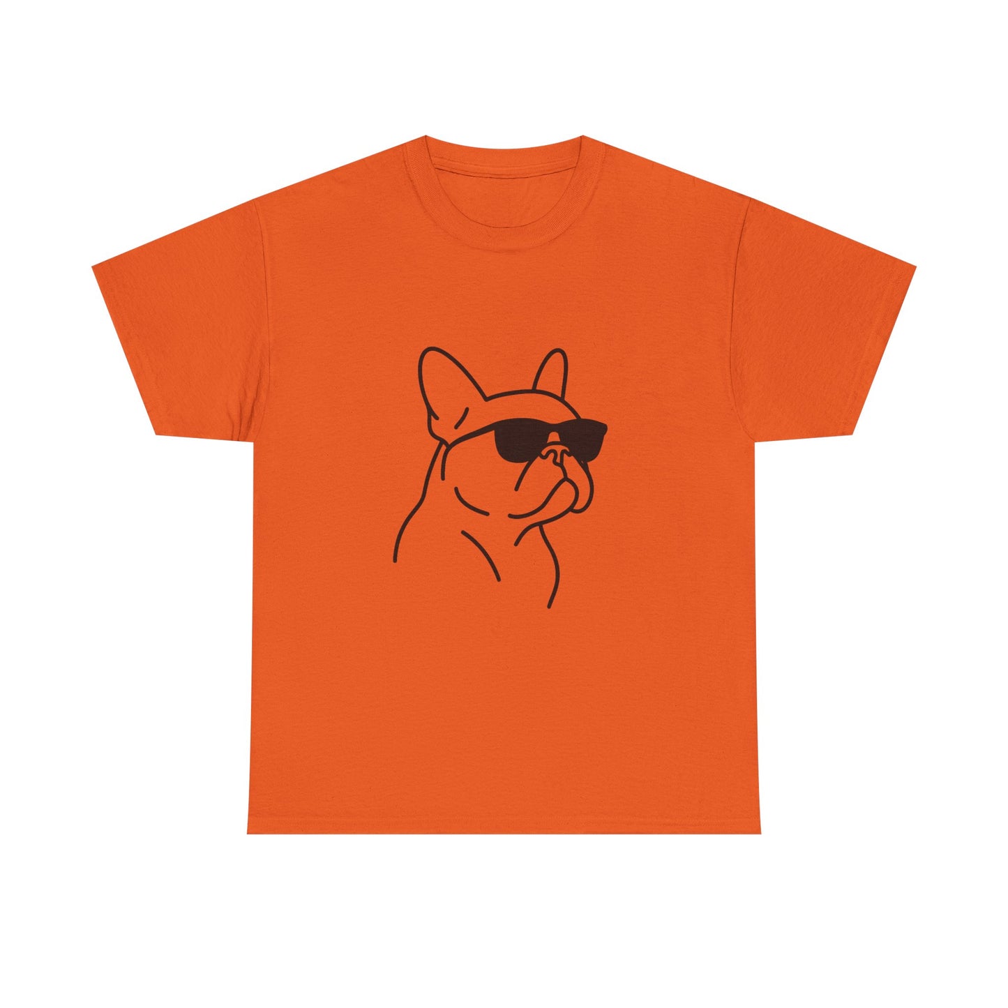 Cool Frenchie Line Art T-Shirt | Minimalist French Bulldog Tee | Dog Lover Gift | Frenchie Mom Shirt | Cute Pet Outline Graphic Tee