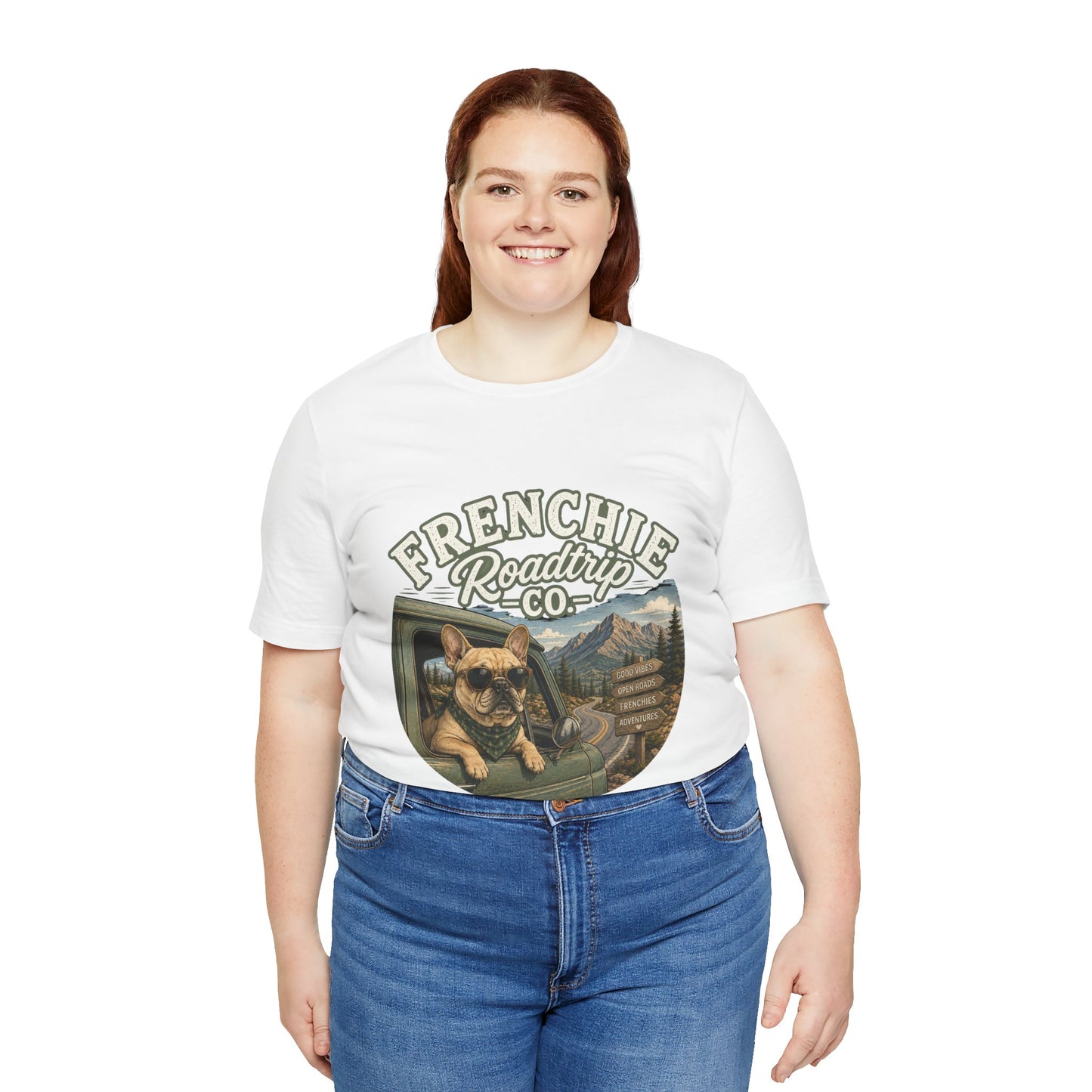 Frenchie Roadtrip Co Shirt, French Bulldog Road Trip Tee, Adventure Frenchie Shirt, Camping Dog Shirt, Travel Lover Gift, Vintage French Bulldog Tee, Outdoor Dog Apparel