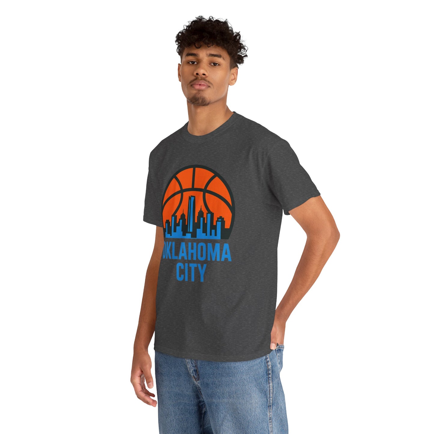 Oklahoma City Basketball Skyline T-Shirt