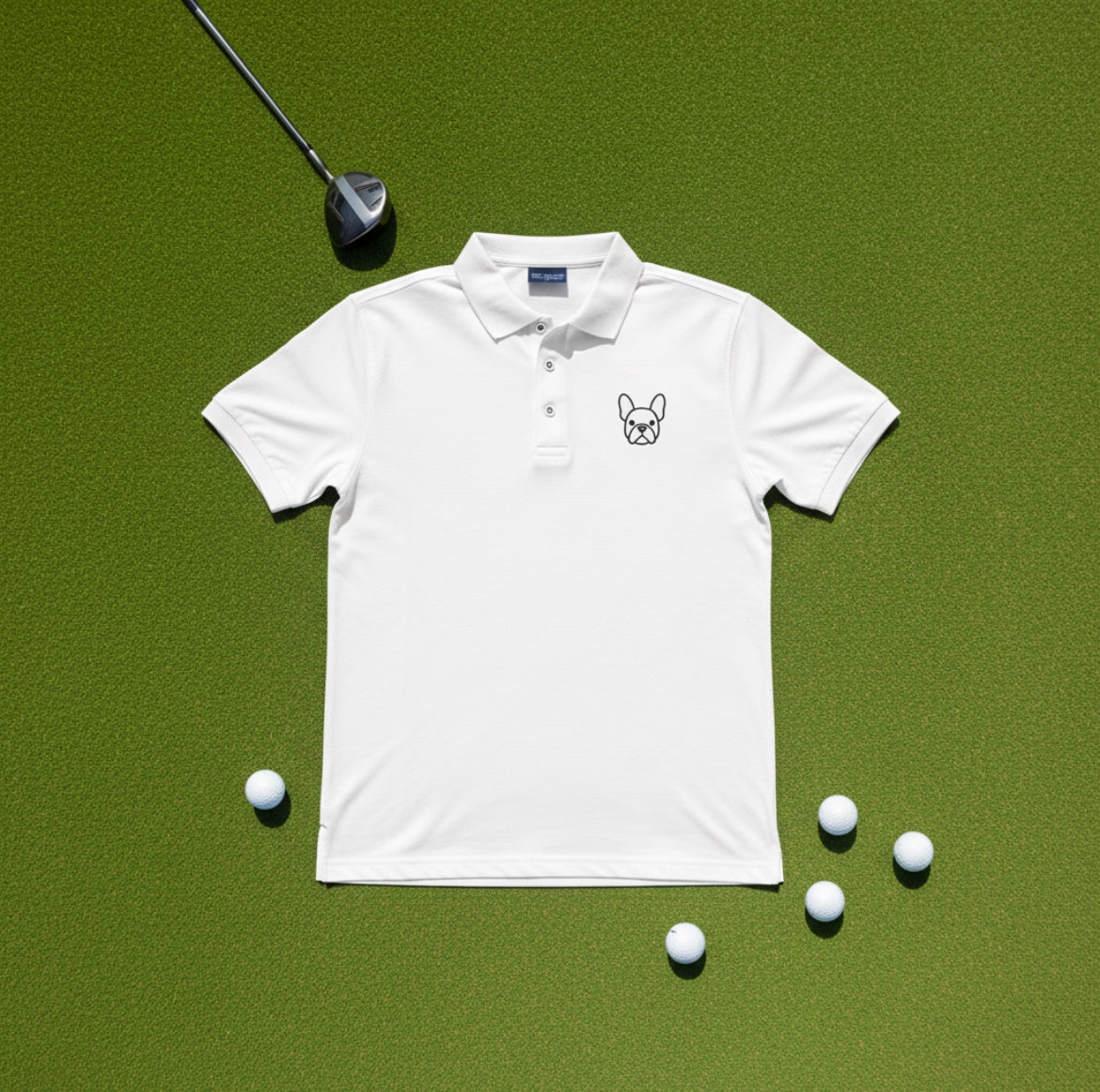 Frenchie Men's Premium Polo