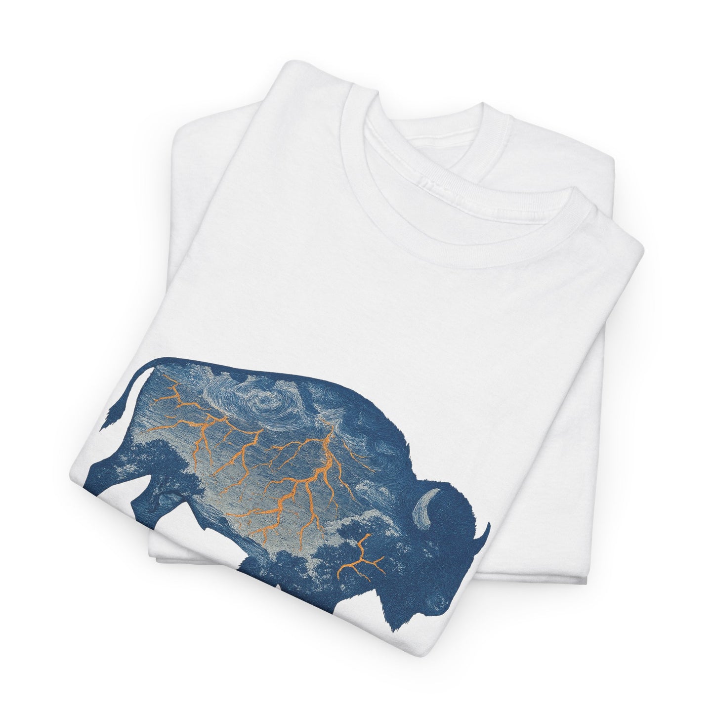 Thunder Bison Lightning T-Shirt | Oklahoma City Basketball Inspired Tee | OKC Game Day Shirt