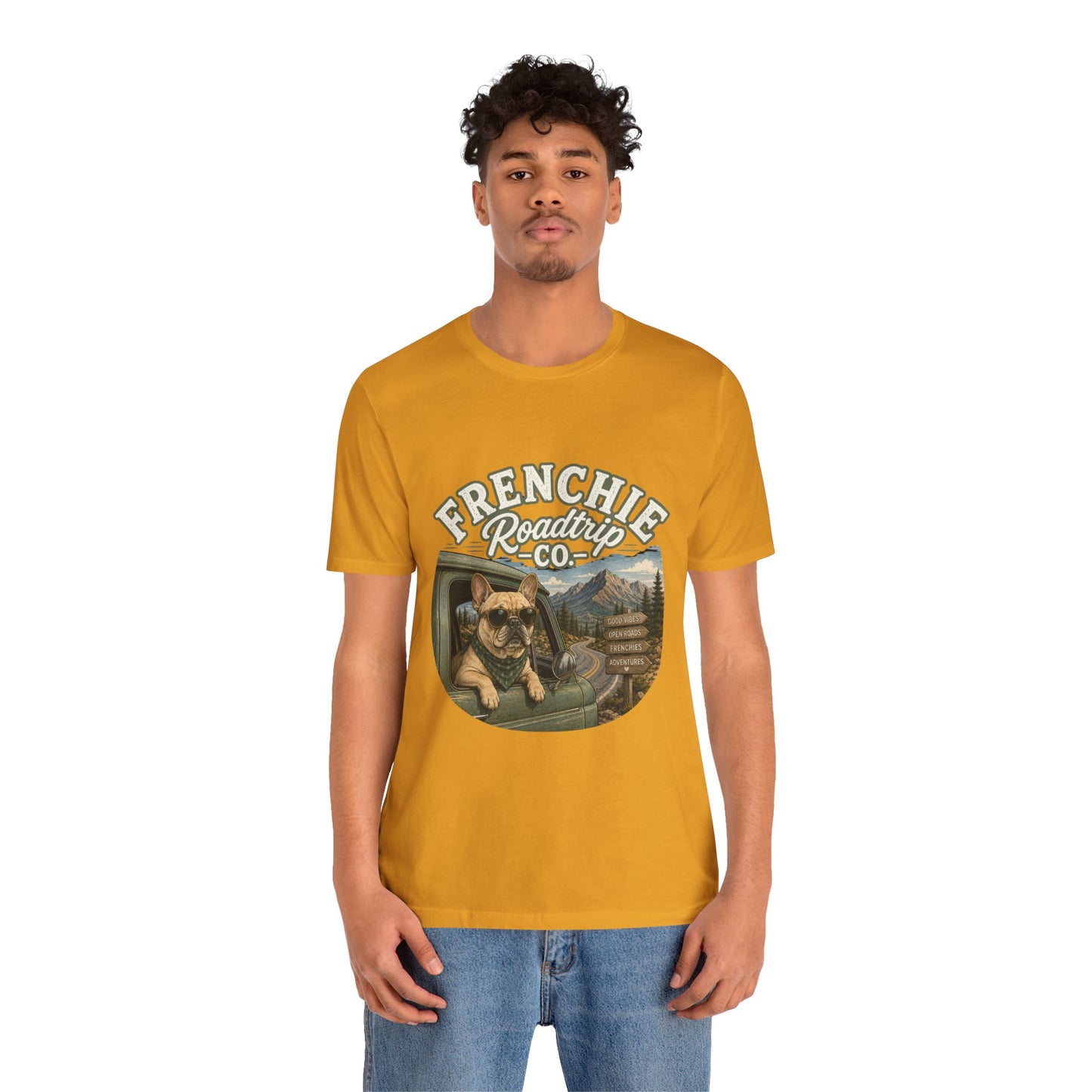 Frenchie Roadtrip Co Shirt, French Bulldog Road Trip Tee, Adventure Frenchie Shirt, Camping Dog Shirt, Travel Lover Gift, Vintage French Bulldog Tee, Outdoor Dog Apparel