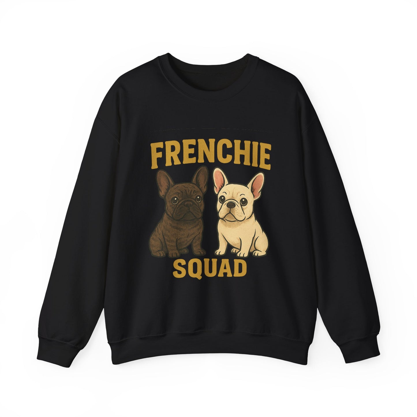 Frenchie Squad Sweatshirt | Cute French Bulldog Pullover | Dog Lover Crewneck | Matching Frenchie Mom & Dad Sweater