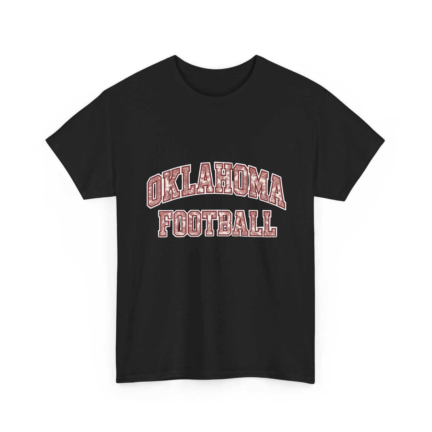 Oklahoma Football T-Shirt – Vintage Collegiate Style OU Game Day Tee, Retro Sports Shirt for Fans and Students