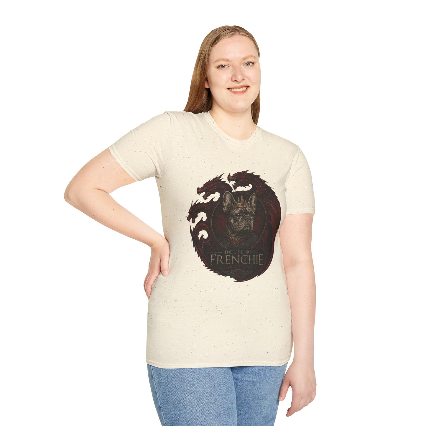 Frenchie Dragon T-Shirt — Gothic French Bulldog Illustration Tee