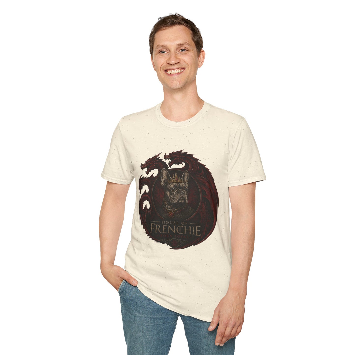 Frenchie Dragon T-Shirt — Gothic French Bulldog Illustration Tee