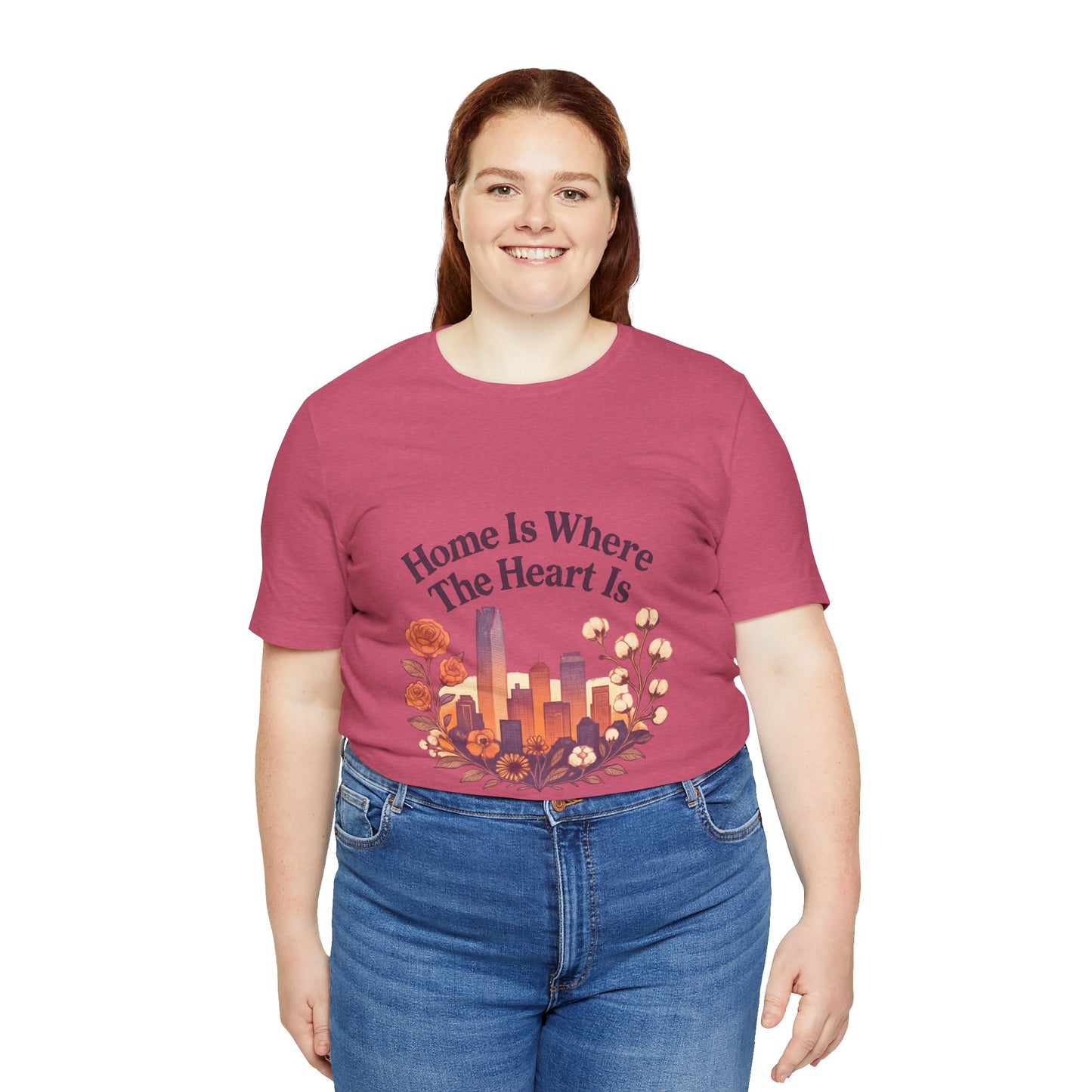Home Is Where the Heart Is Oklahoma City Shirt | OKC Pride Tee | Oklahoma City Love