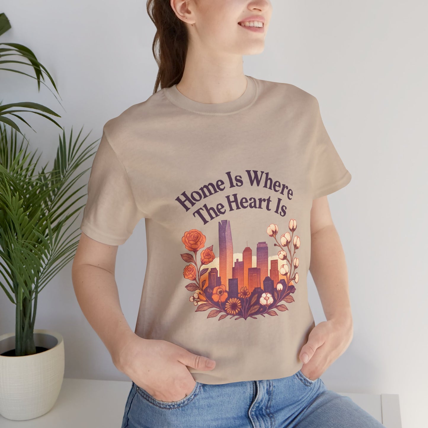 Home Is Where the Heart Is Oklahoma City Shirt | OKC Pride Tee | Oklahoma City Love