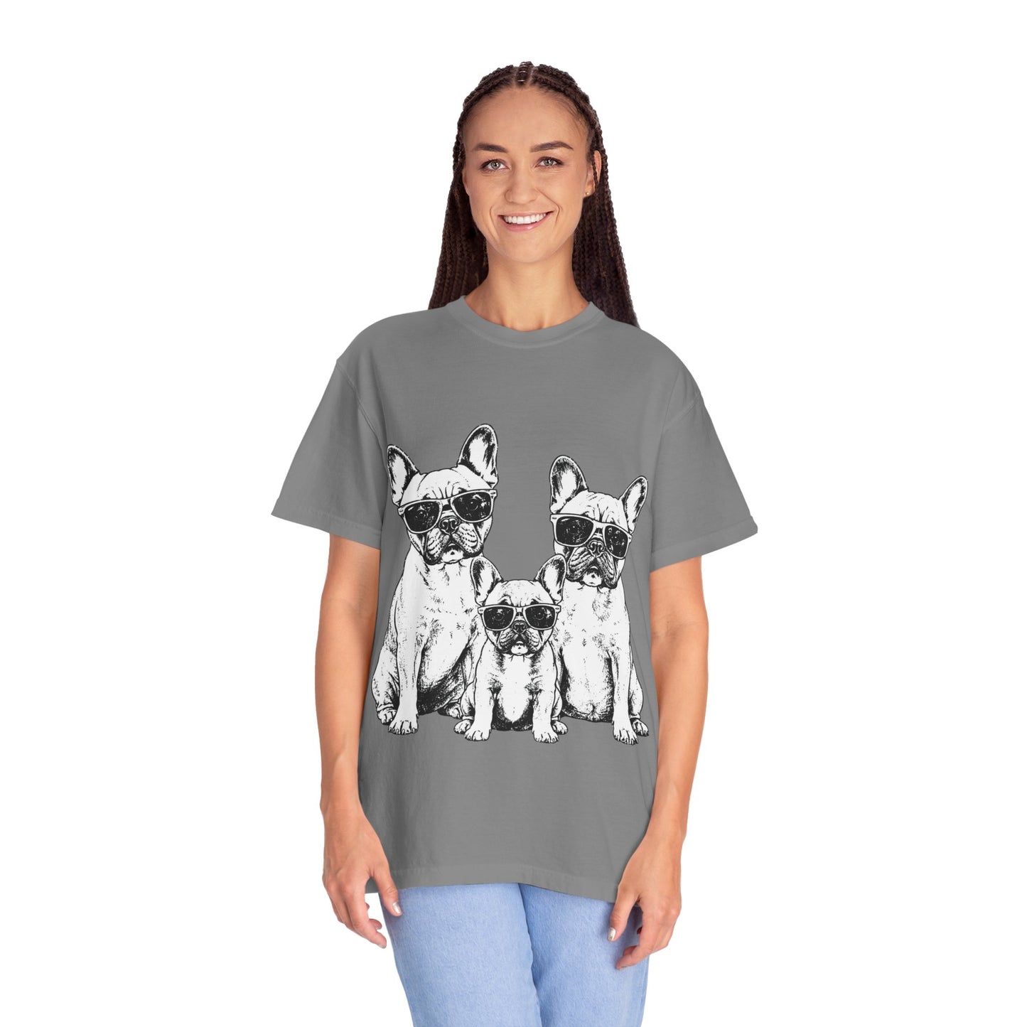 French Bulldog Family Shirt, Frenchie Family Tee, Cool French Bulldogs Sunglasses Shirt, Dog Mom Gift, Dog Dad Gift, Frenchie Lover Shirt, Cute Dog Graphic Tee