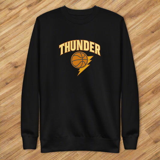 Thunder Basketball Unisex Premium Sweatshirt