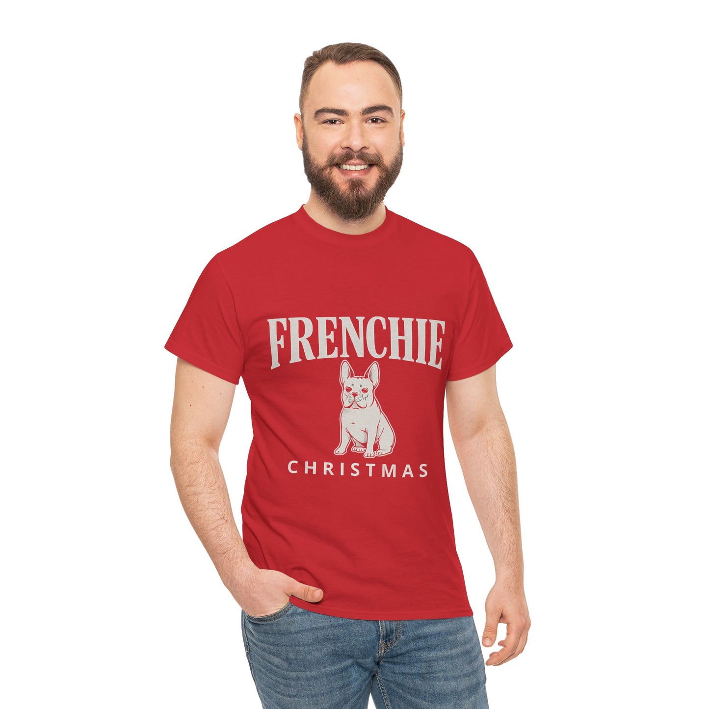 Frenchie Christmas Shirt – Cute French Bulldog Holiday Tee, Vintage Frenchie Christmas Gift, Dog Lover Xmas Graphic Tee, French Bulldog Christmas Apparel