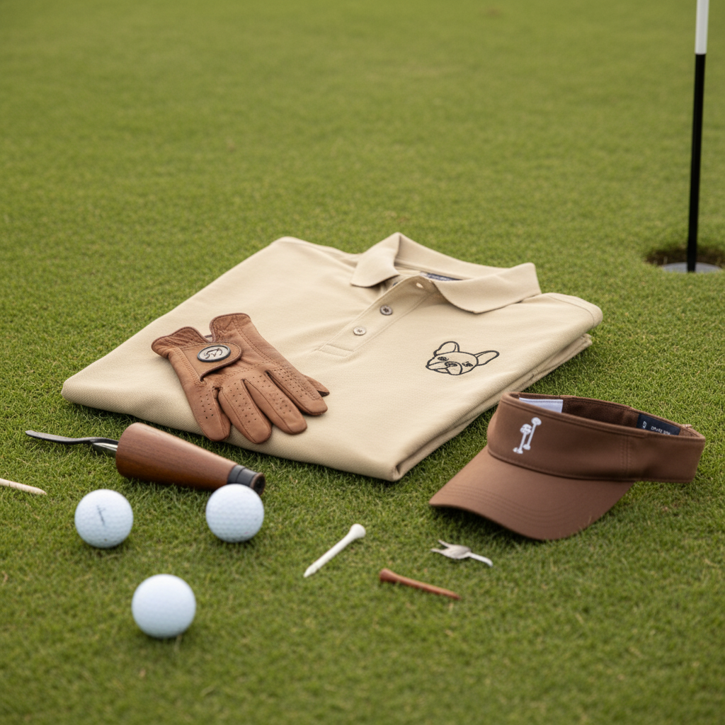 Frenchie Men's Premium Polo