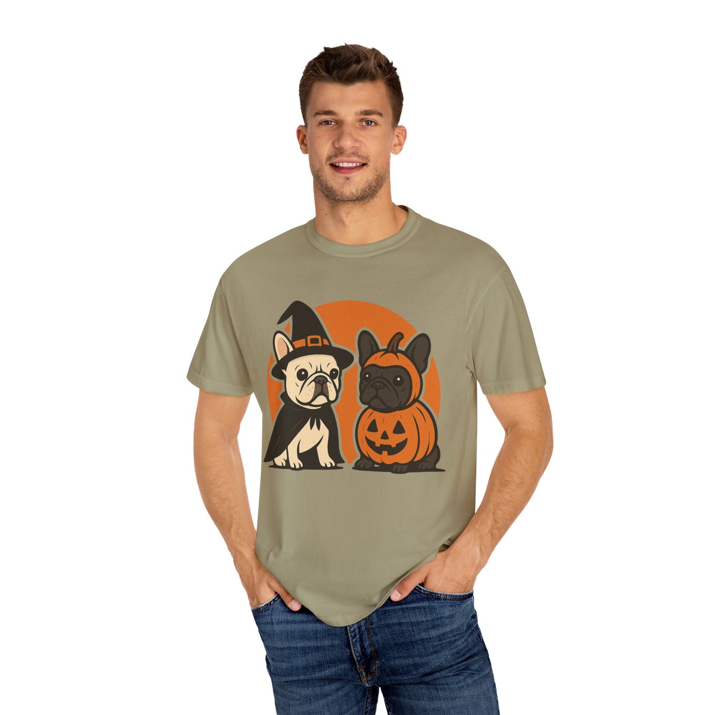 French Bulldog Halloween T-Shirt | Cute Spooky Frenchie Tee | Funny Dog Lover Shir