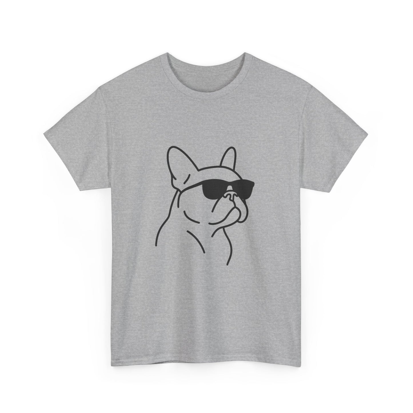 Cool Frenchie Line Art T-Shirt | Minimalist French Bulldog Tee | Dog Lover Gift | Frenchie Mom Shirt | Cute Pet Outline Graphic Tee