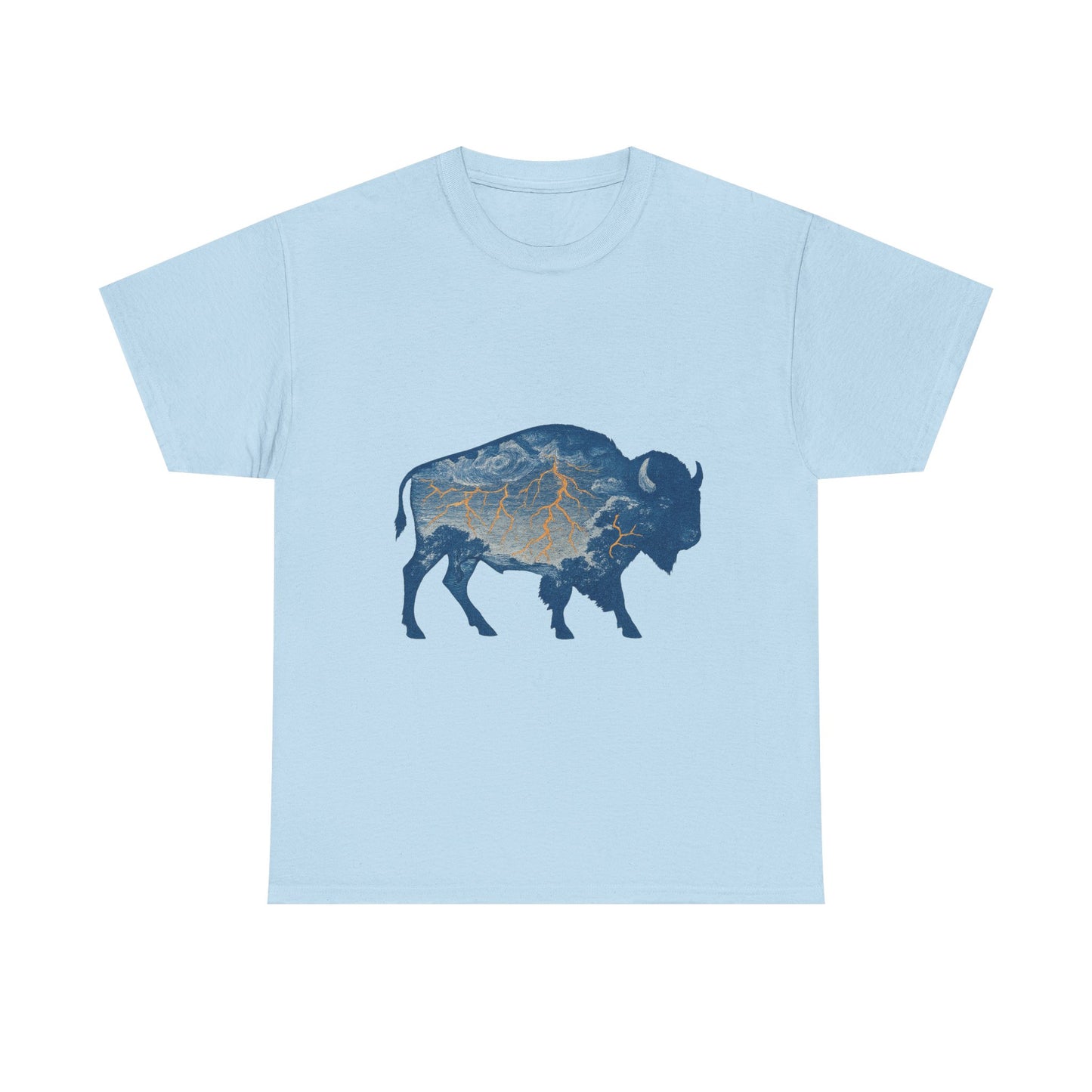 OKC Thunder Buffalo T-Shirt | Oklahoma Bison Lightning Sweatshirt | Retro Oklahoma Basketball Fan Sweater | Unisex