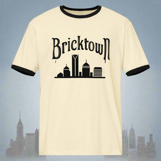 Bricktown Unisex ringer t-shirt