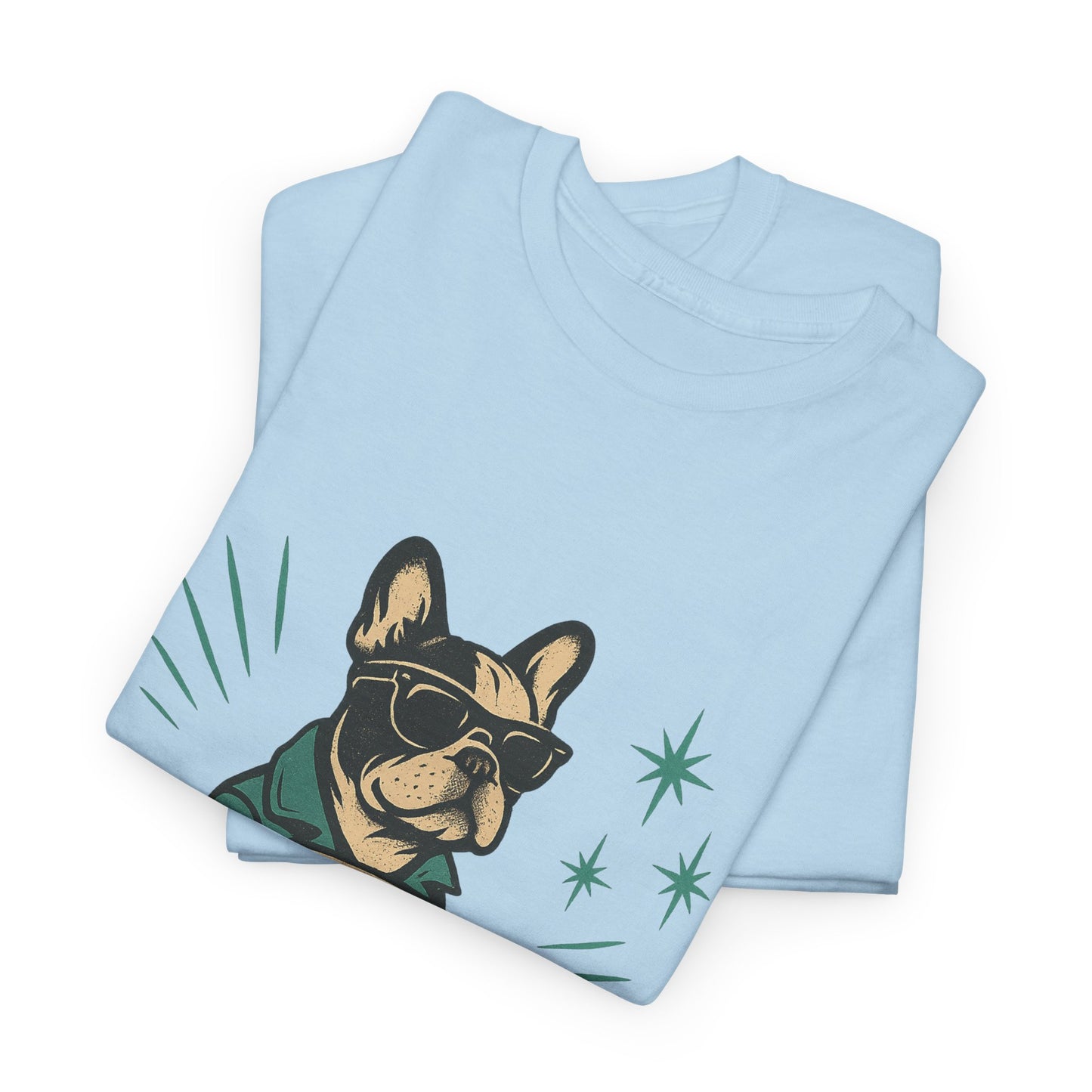 Rockabilly Frenchie T-Shirt | Retro French Bulldog Driving Tee | Vintage Car Dog Lover Shirt | Cool 50s Style Frenchie Graphic Tee