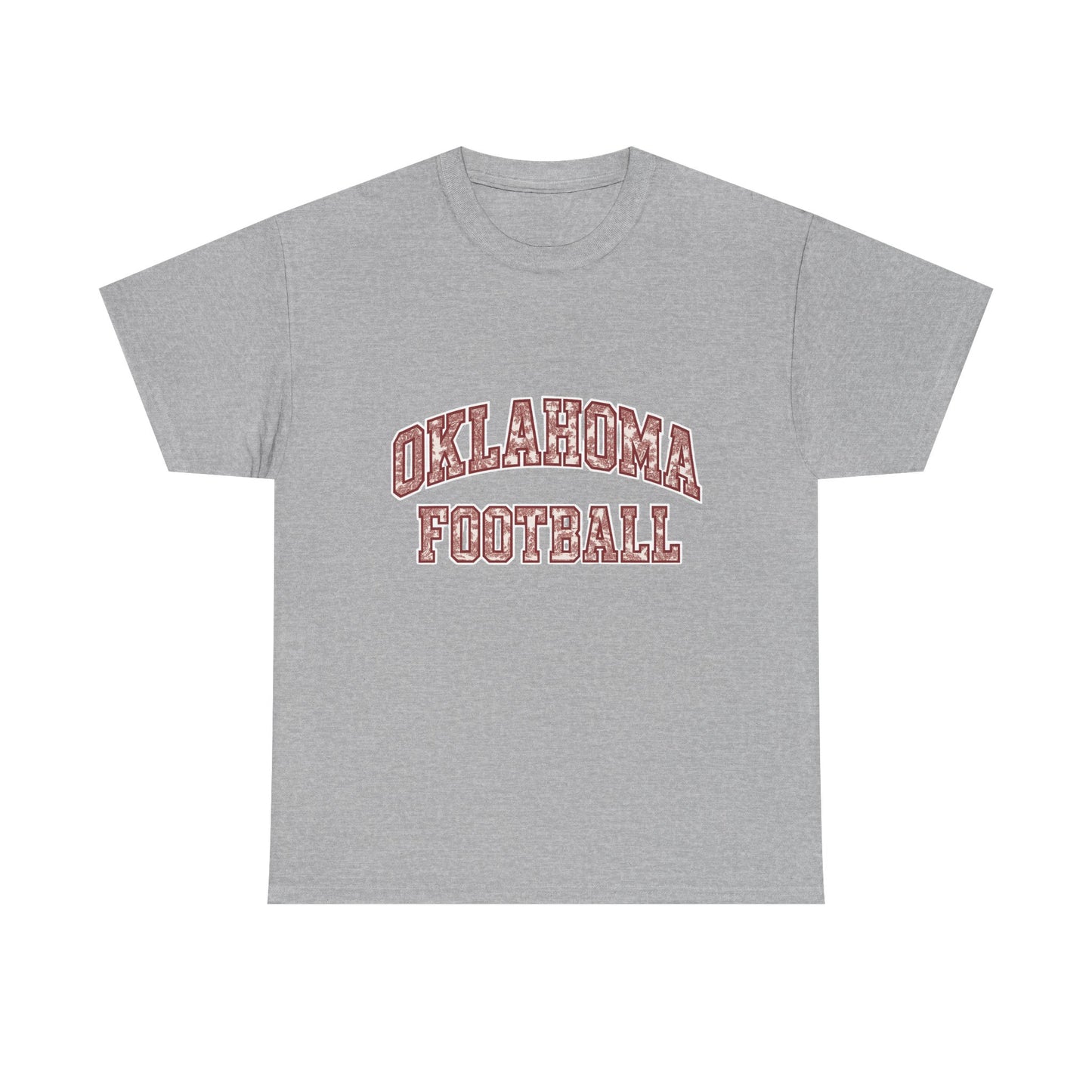 Oklahoma Football T-Shirt – Vintage Collegiate Style OU Game Day Tee, Retro Sports Shirt for Fans and Students