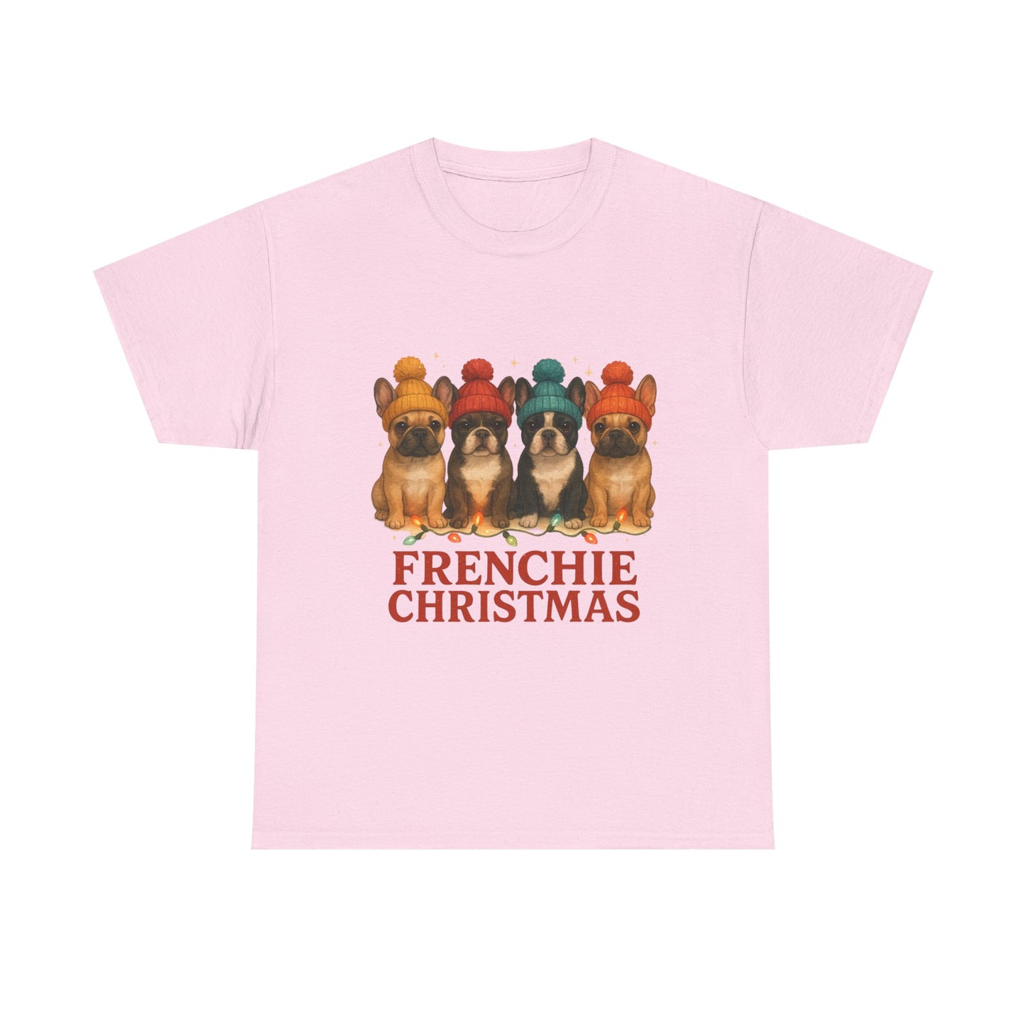 Frenchie Christmas Shirt | Cute French Bulldog Holiday Tee | Frenchie Dog Lovers Xmas Gift | Cozy Winter Pup T-Shirt