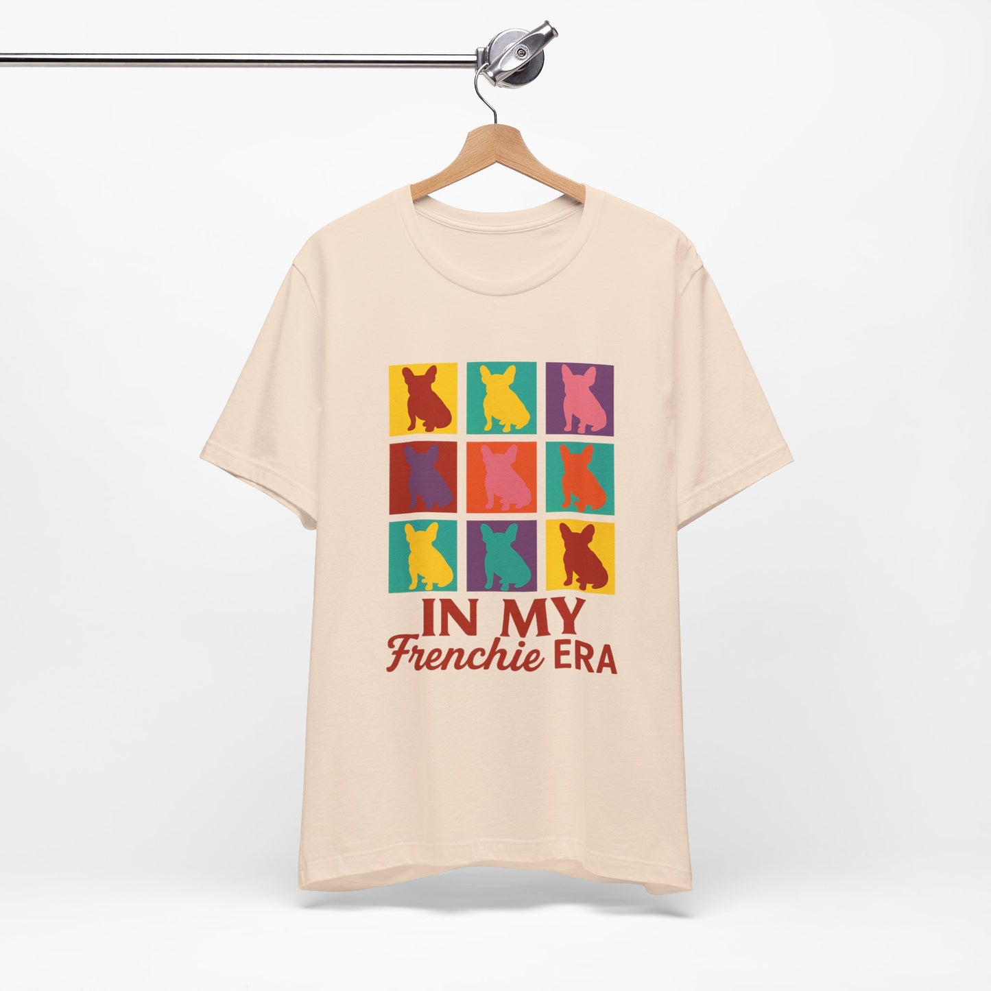 In My Frenchie Era T-Shirt | Andy Warhol Pop Art French Bulldog Tee | Retro Colorful Dog Lover Shirt | Cute Frenchie Graphic Gift