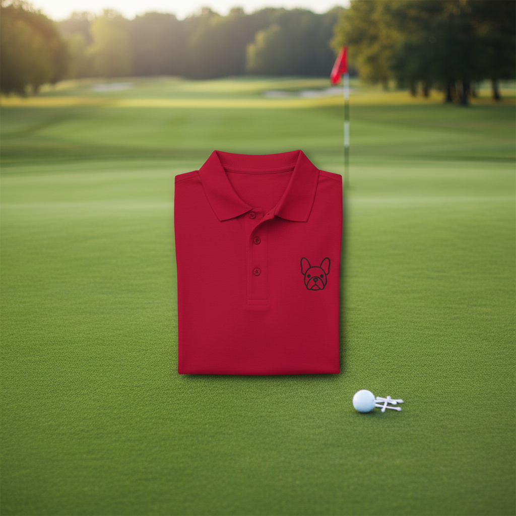 Frenchie Men's Premium Polo