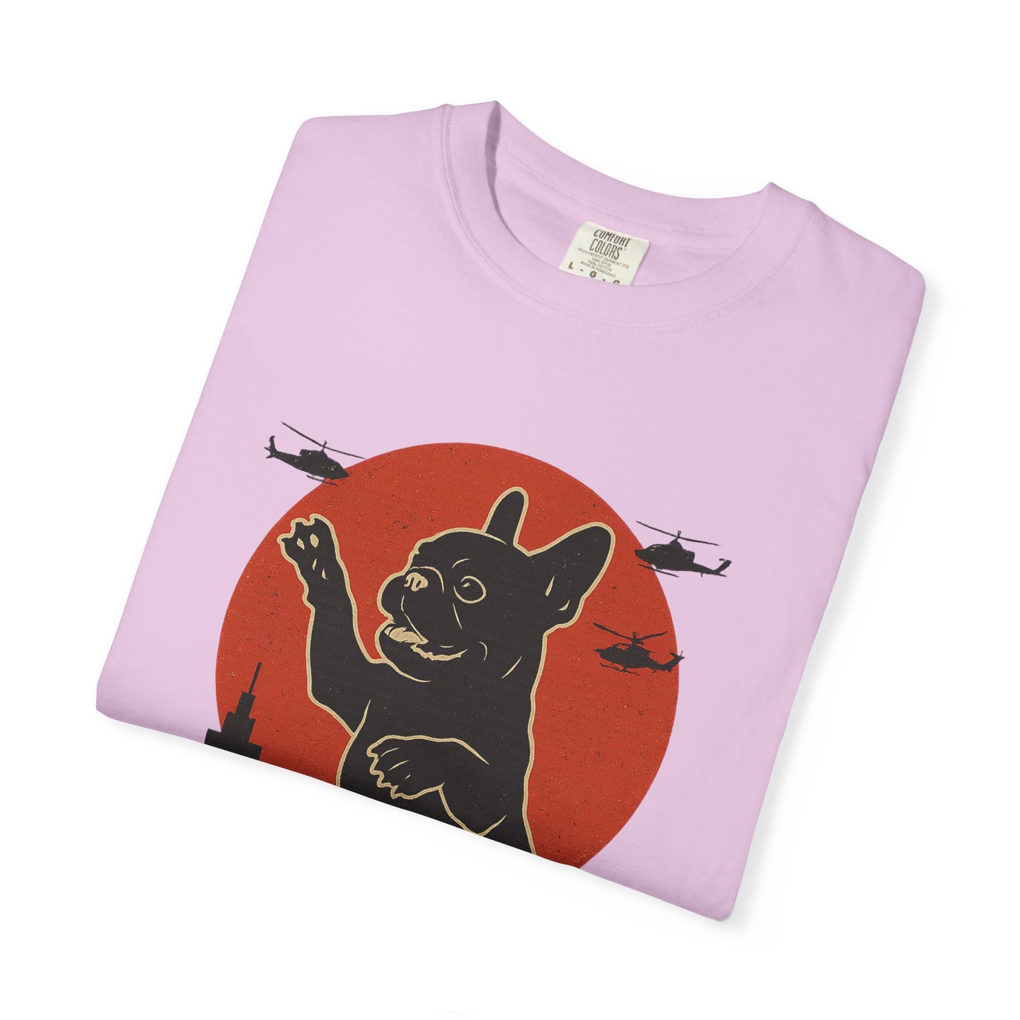 French Bulldogzilla T-shirt | Retro Japanese Frenchie Tee | Funny Inspired Dog Lover Gift | Unisex t-shirt
