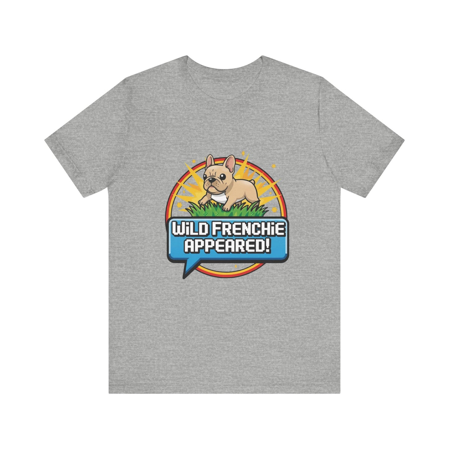 French Bulldog T-Shirt | Cute Frenchie Graphic Tee | Funny Dog Lover Shirt | Gamer Gift for Him or Her