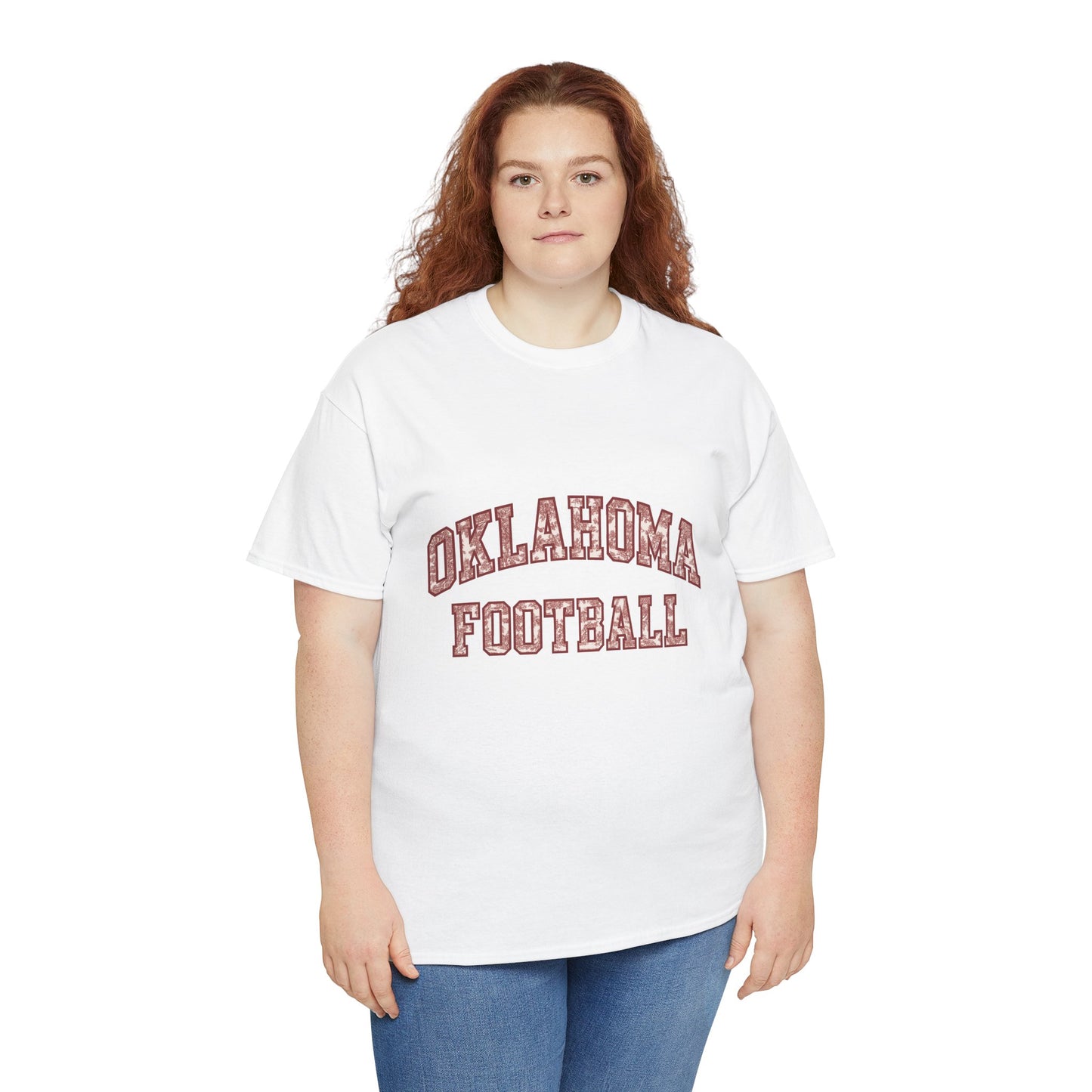 Oklahoma Football T-Shirt – Vintage Collegiate Style OU Game Day Tee, Retro Sports Shirt for Fans and Students