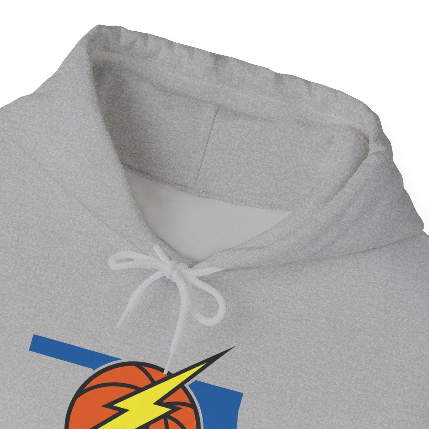 Oklahoma Basketball Lightning Hoodie | Thunder Fan Hoodie | Oklahoma Basketball Sweatshirt | Blue Orange Game Day Hoodie