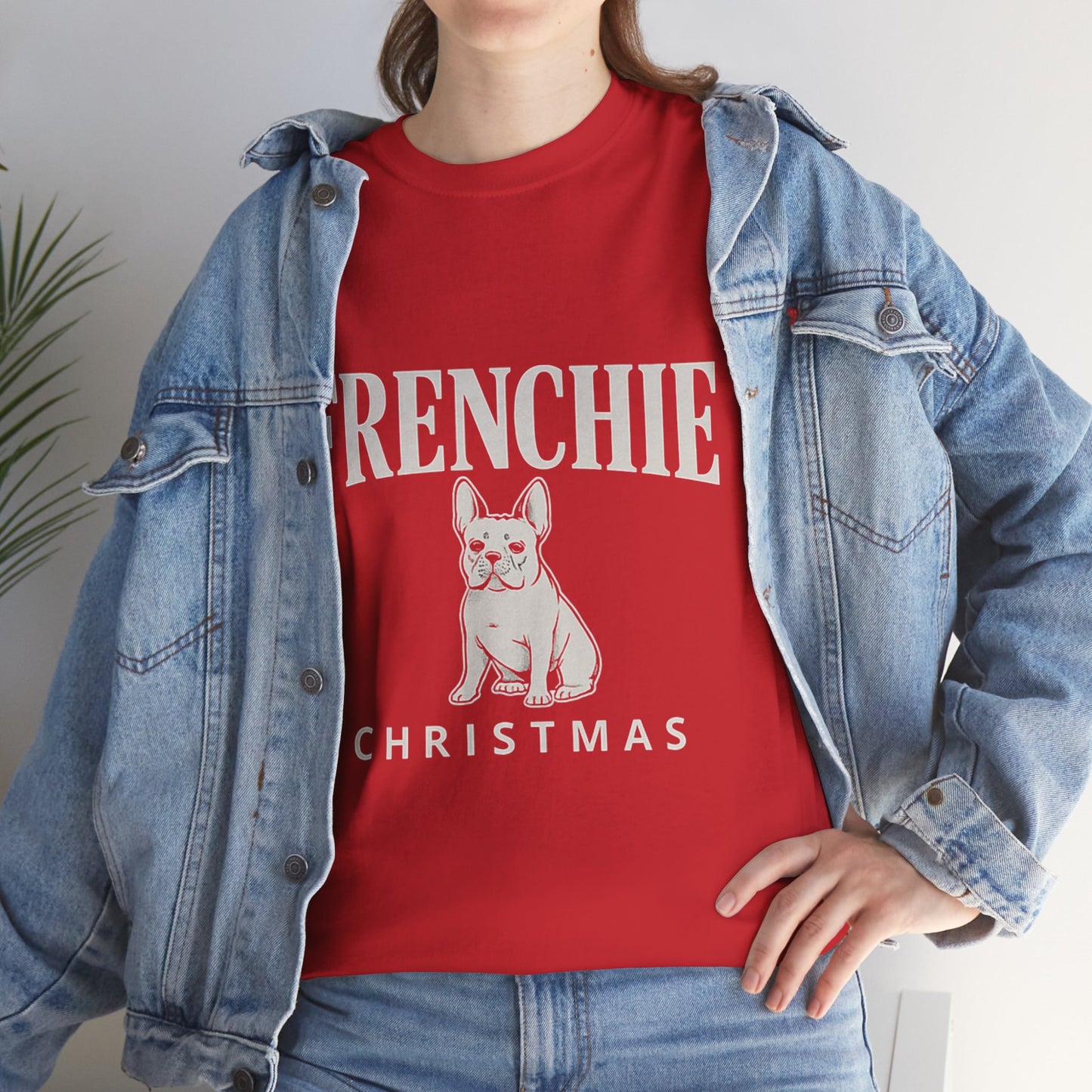 Frenchie Christmas Shirt – Cute French Bulldog Holiday Tee, Vintage Frenchie Christmas Gift, Dog Lover Xmas Graphic Tee, French Bulldog Christmas Apparel