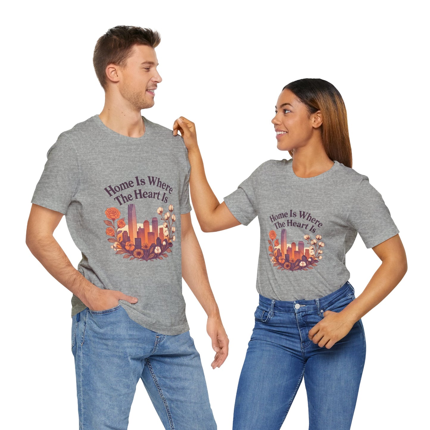 Home Is Where the Heart Is Oklahoma City Shirt | OKC Pride Tee | Oklahoma City Love