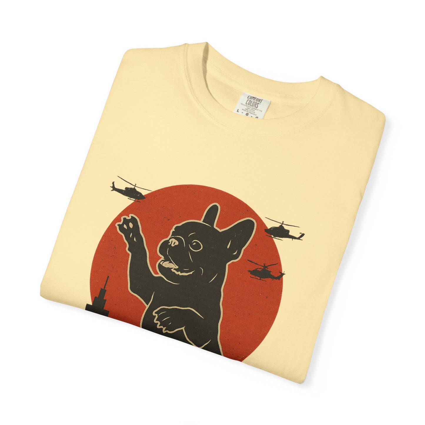 French Bulldogzilla T-shirt | Retro Japanese Frenchie Tee | Funny Inspired Dog Lover Gift | Unisex t-shirt