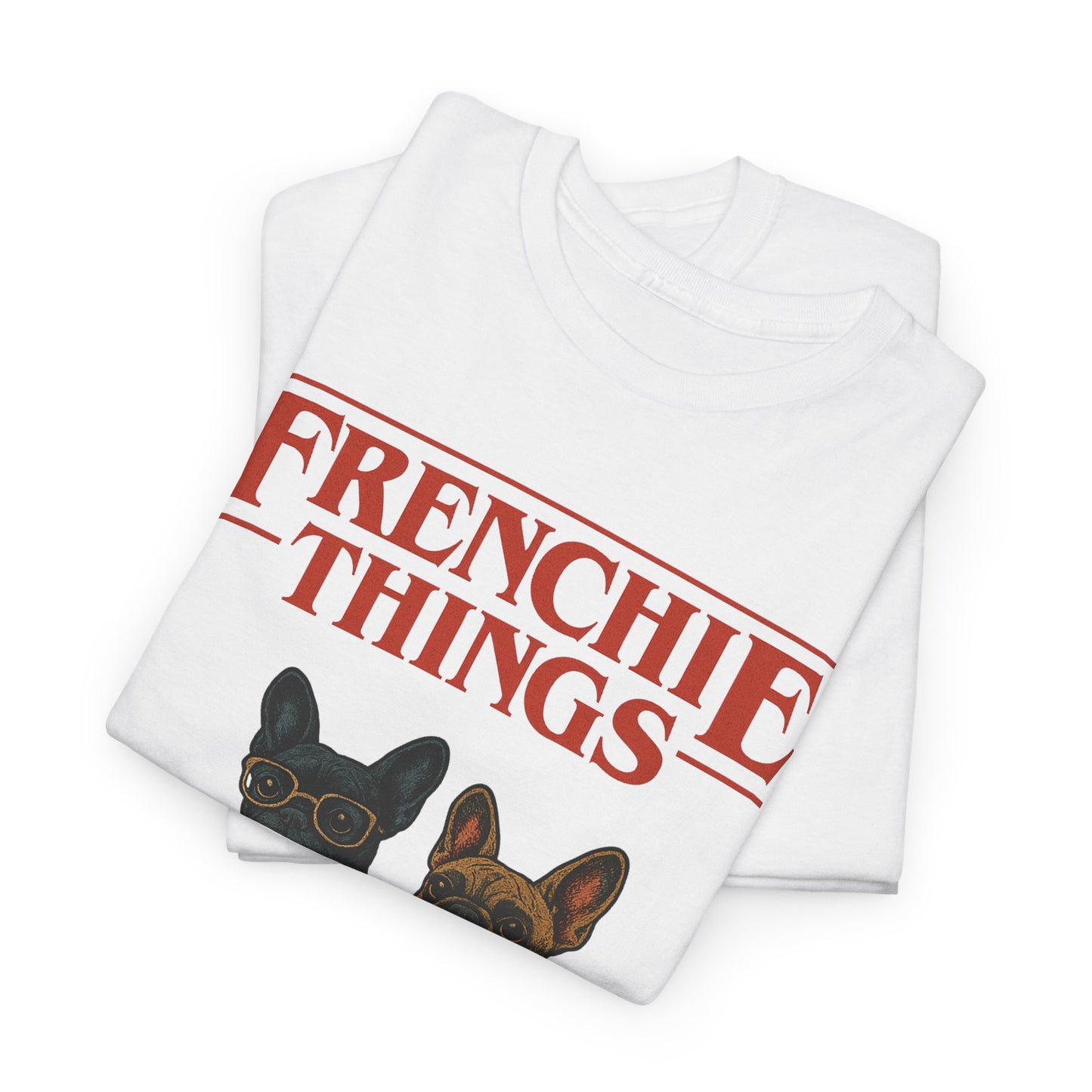 Frenchie Things Unisex Heavy Cotton Tee - Cute Dog Lover Shirt, Pet Gift, Casual Wear, Birthday Gift, Animal T-Shirt