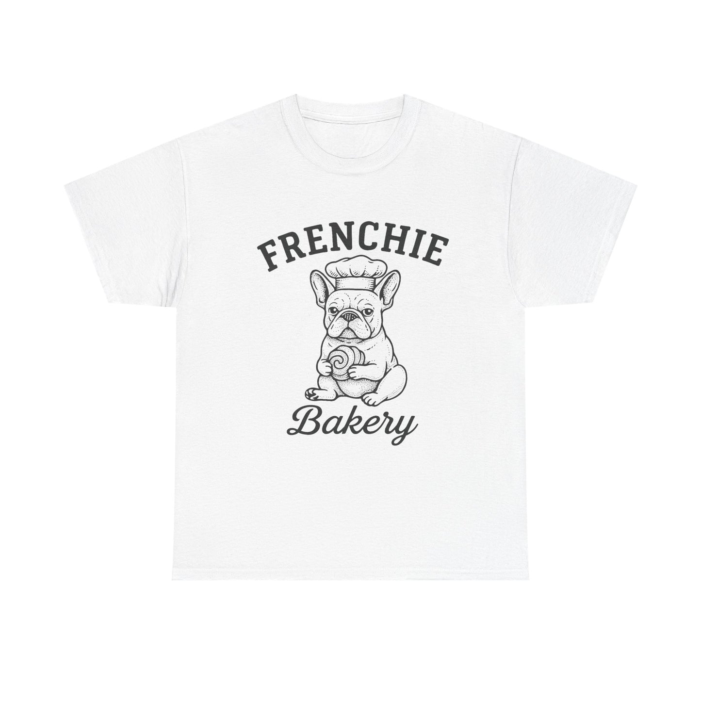 Frenchie Bakery T-Shirt French Bulldog Chef Tee, Cute Dog Lover Gift, Vintage Frenchie Café Graphic