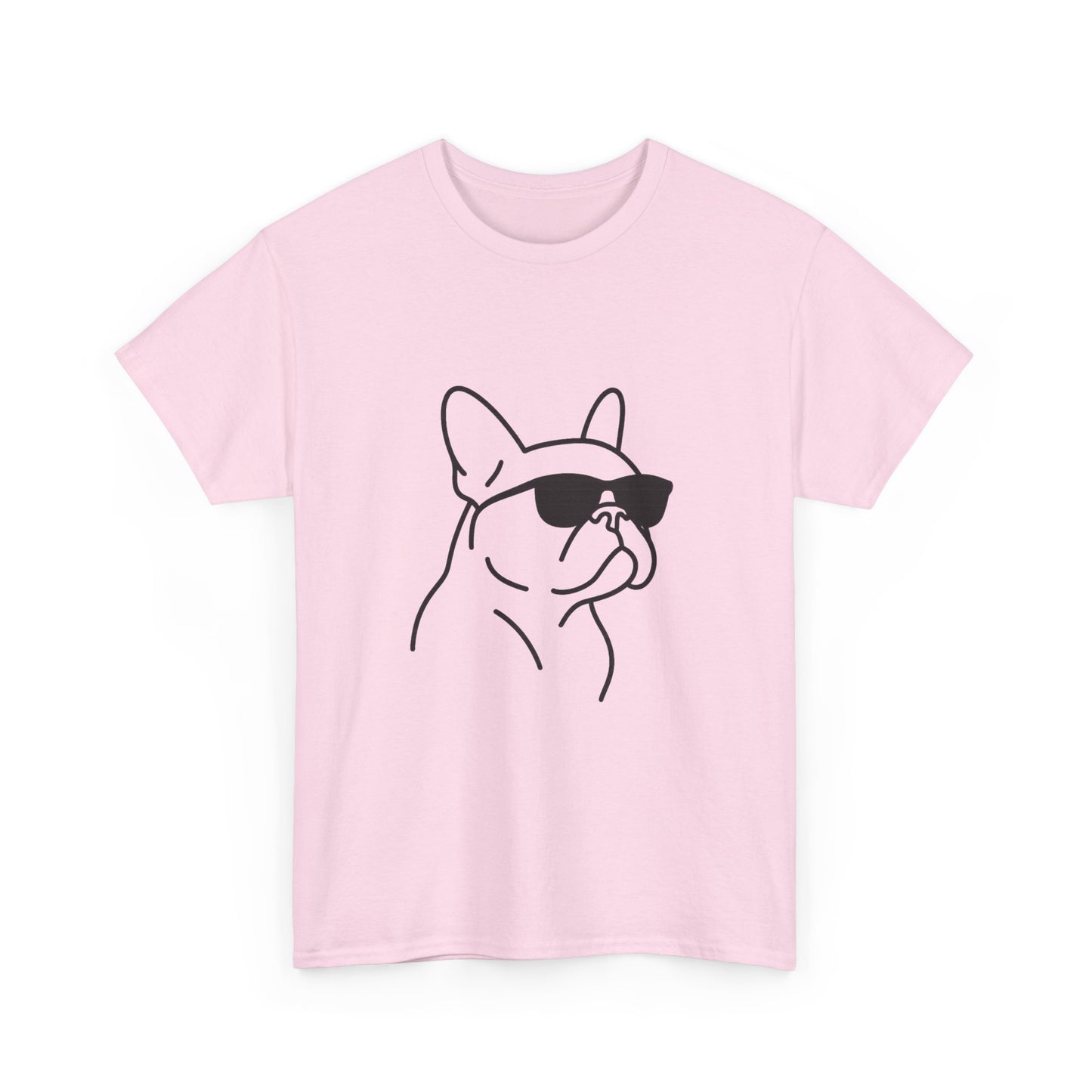 Cool Frenchie Line Art T-Shirt | Minimalist French Bulldog Tee | Dog Lover Gift | Frenchie Mom Shirt | Cute Pet Outline Graphic Tee