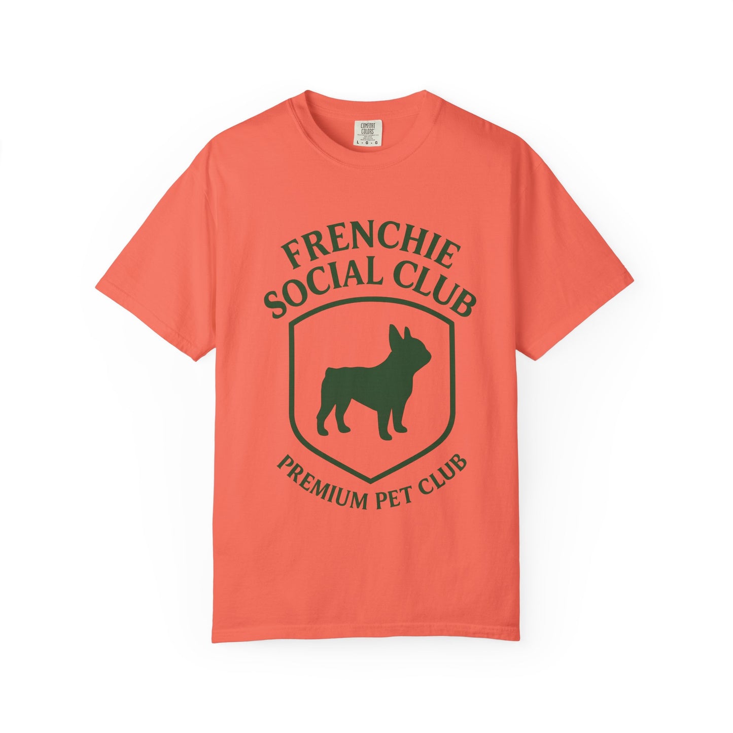 French Bulldog Club T-Shirt | Unisex Frenchie Graphic Tee | Retro Dog Lover Shirt | Minimal Country Club Style Frenchie Gift